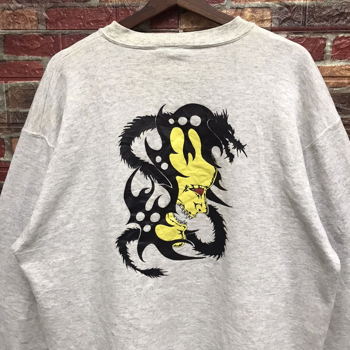 Vintage RARE Vintage 80-90s dracula vampire movie sweatshirt jumper Size US L / EU 52-54 / 3 - 2 Thumbnail