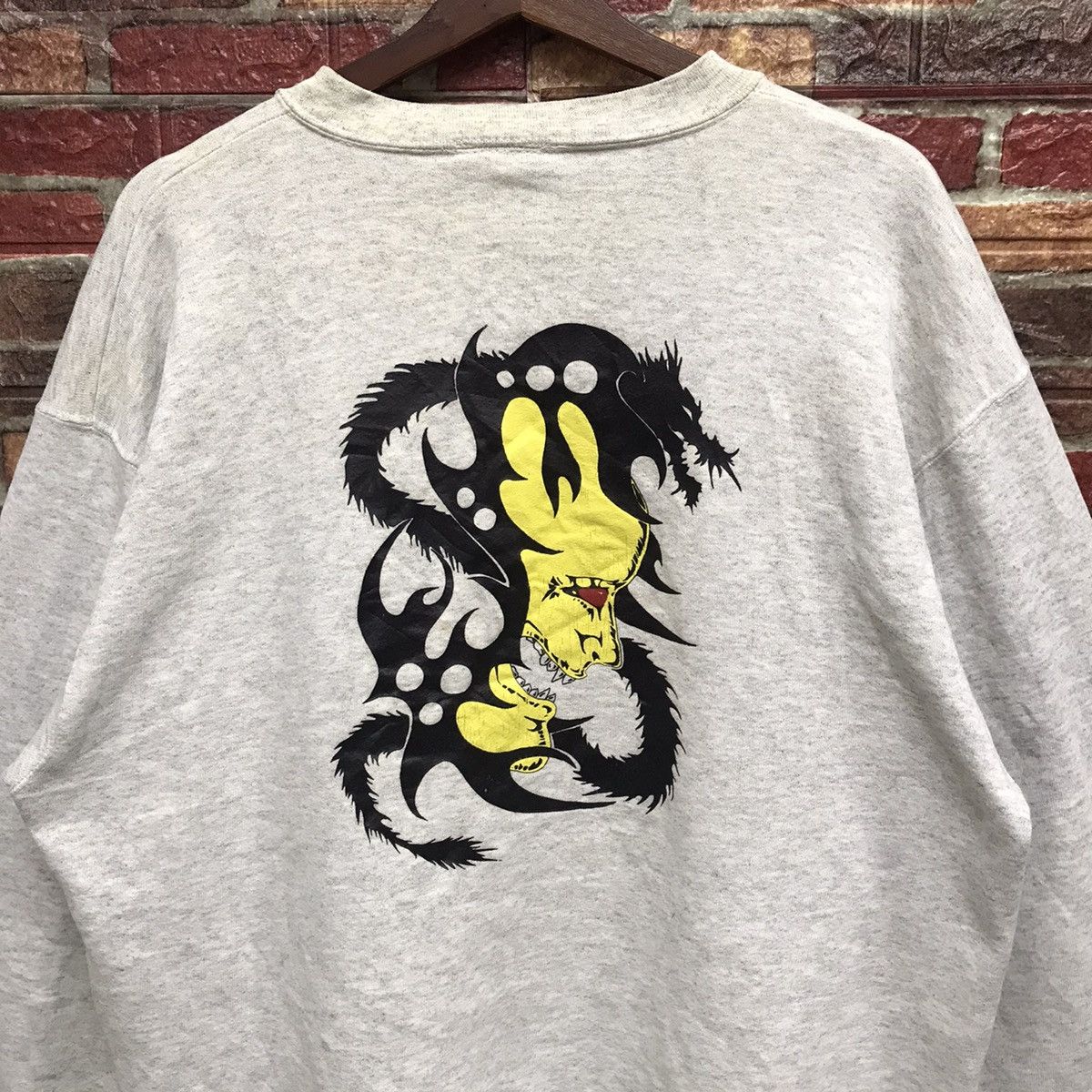 Vintage RARE Vintage 80-90s dracula vampire movie sweatshirt jumper Size US L / EU 52-54 / 3 - 3 Thumbnail