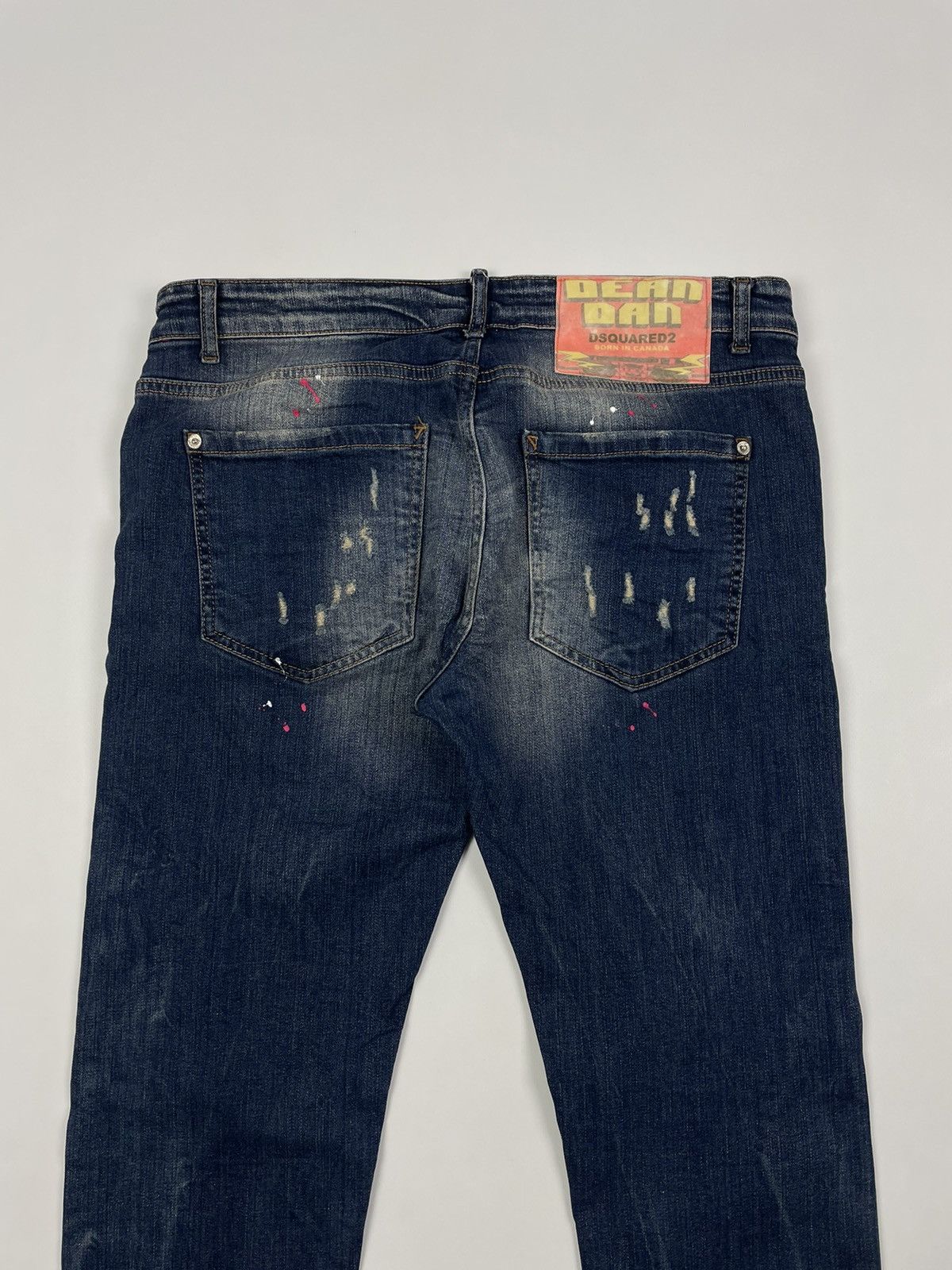 Dsquared2 Dsquared2 Cool Guy Slim Distressed Painted Denim Pants Jean Size US 34 / EU 50 - 7 Thumbnail