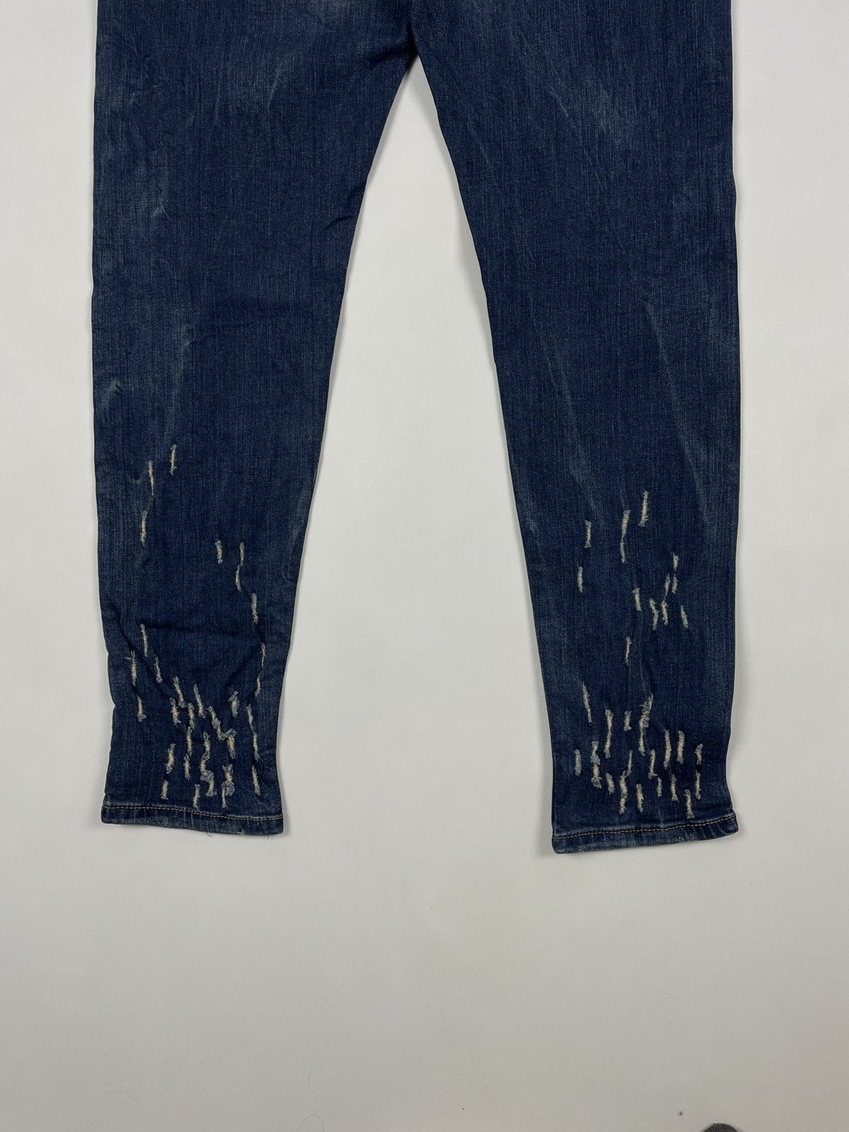 Dsquared2 Dsquared2 Cool Guy Slim Distressed Painted Denim Pants Jean Size US 34 / EU 50 - 8 Thumbnail