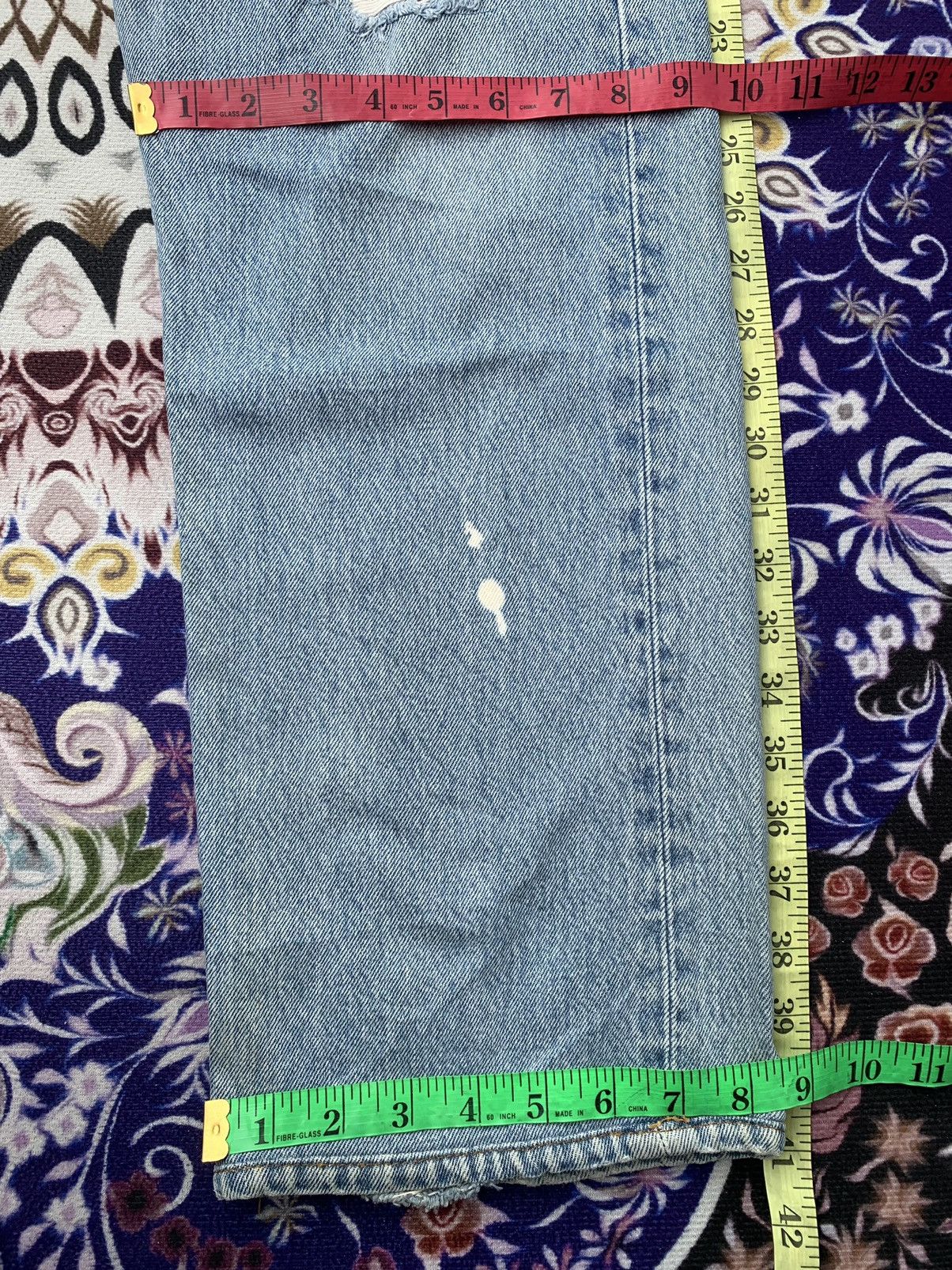 Japanese Brand Custom Distressed Denim Size US 36 / EU 52 - 9 Thumbnail