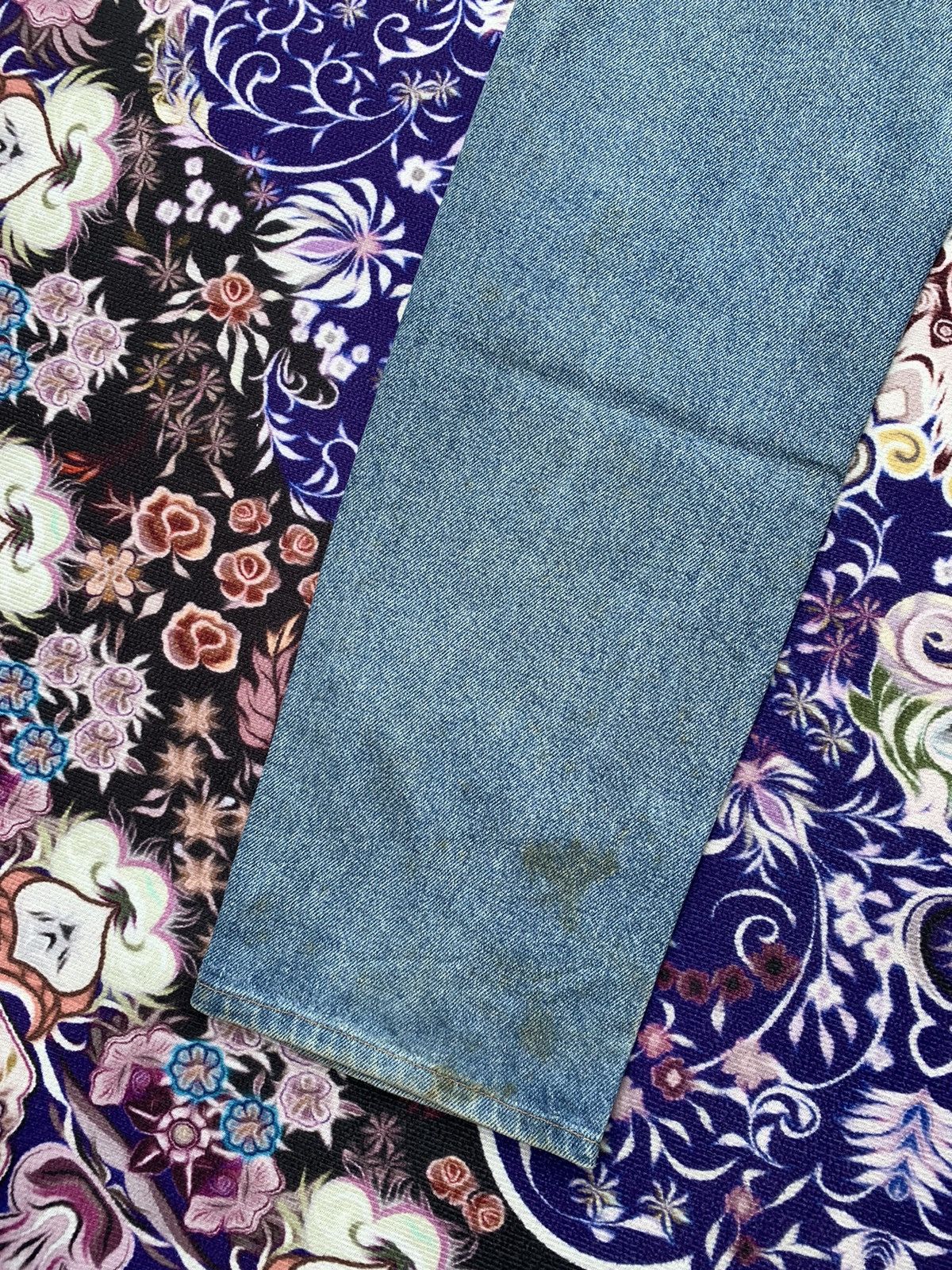 Vintage Gb. Pedrini Faded Wash Denim Size US 35 - 5 Thumbnail
