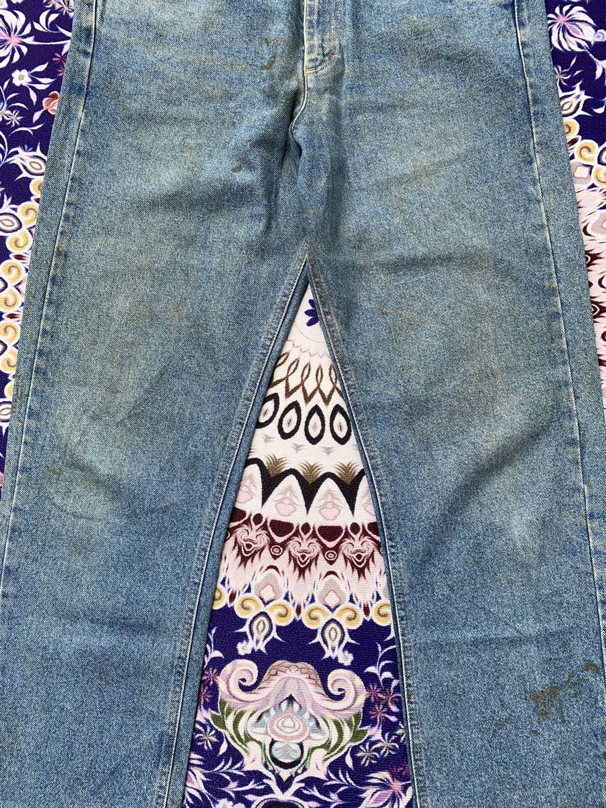 Vintage Gb. Pedrini Faded Wash Denim Size US 35 - 3 Thumbnail
