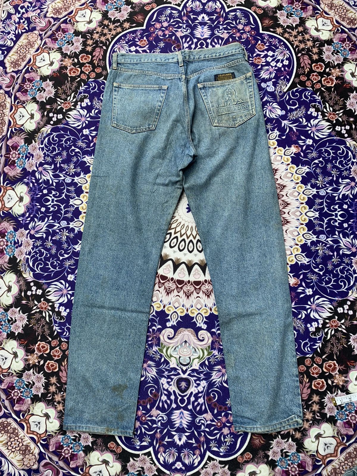 Gb. Pedrini Faded Wash Denim