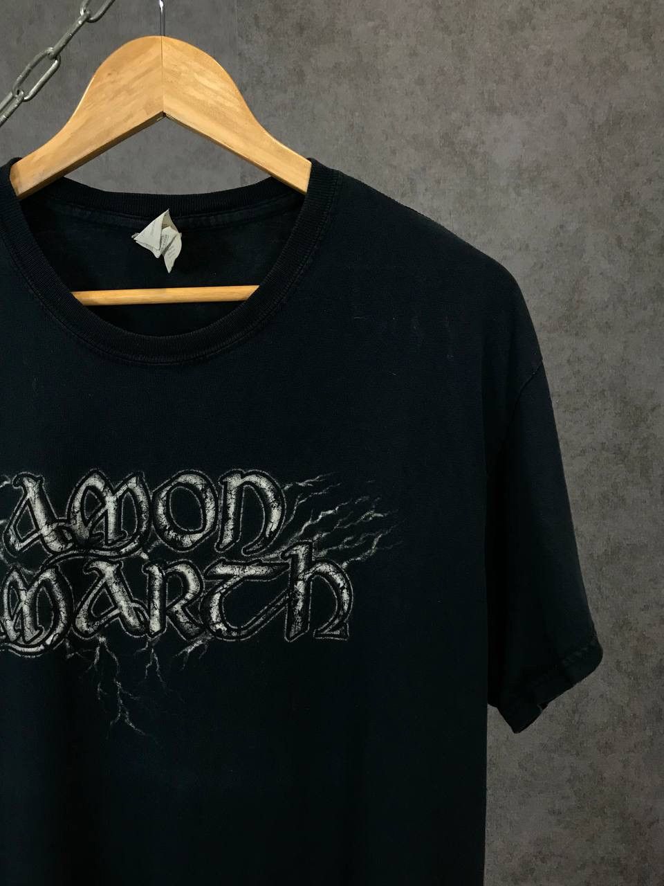 Band Tees × Vintage Amon Amarch vintage rock band metal overprinted tee Size US L / EU 52-54 / 3 - 3 Thumbnail