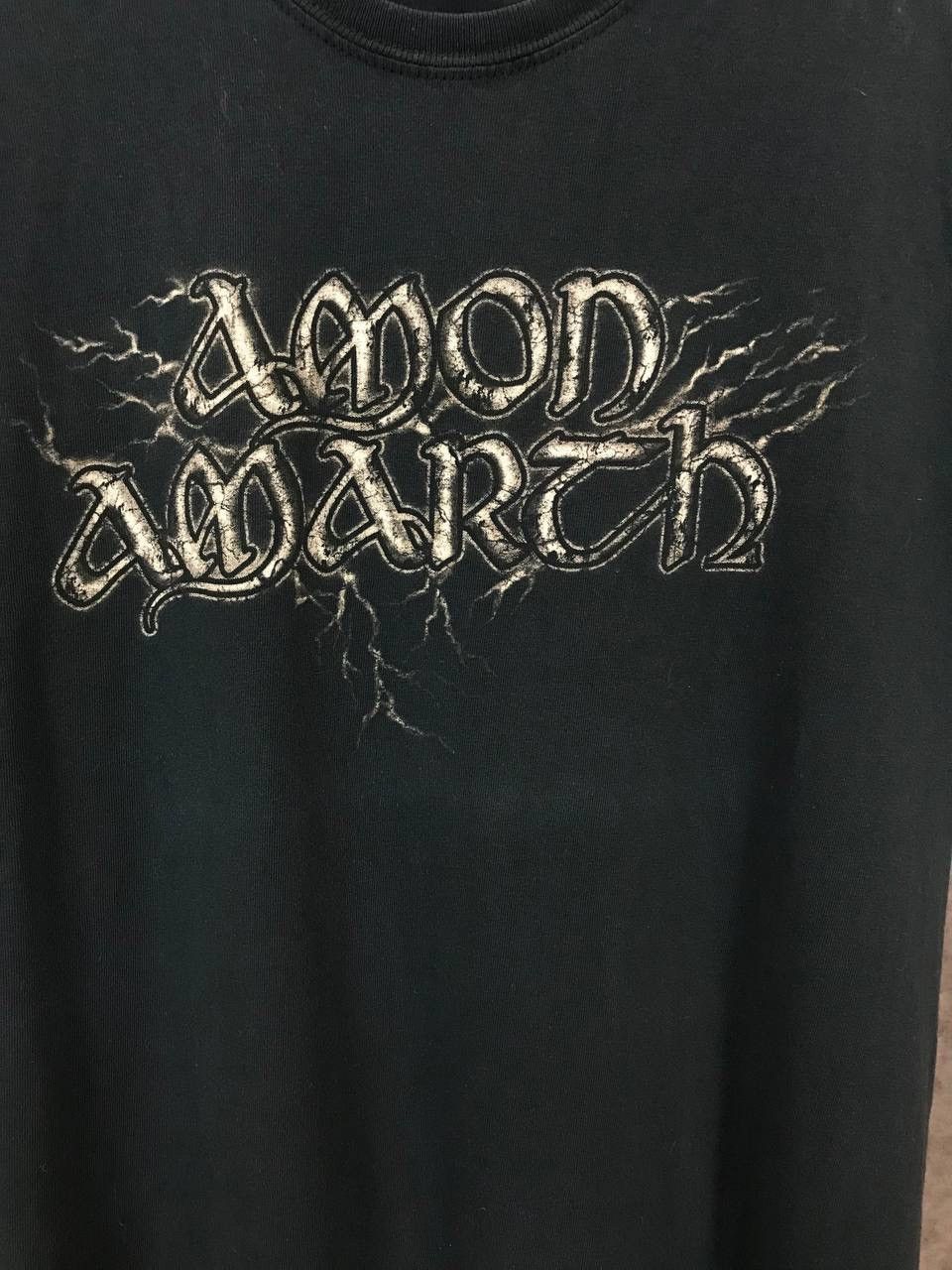 Band Tees × Vintage Amon Amarch vintage rock band metal overprinted tee Size US L / EU 52-54 / 3 - 5 Thumbnail