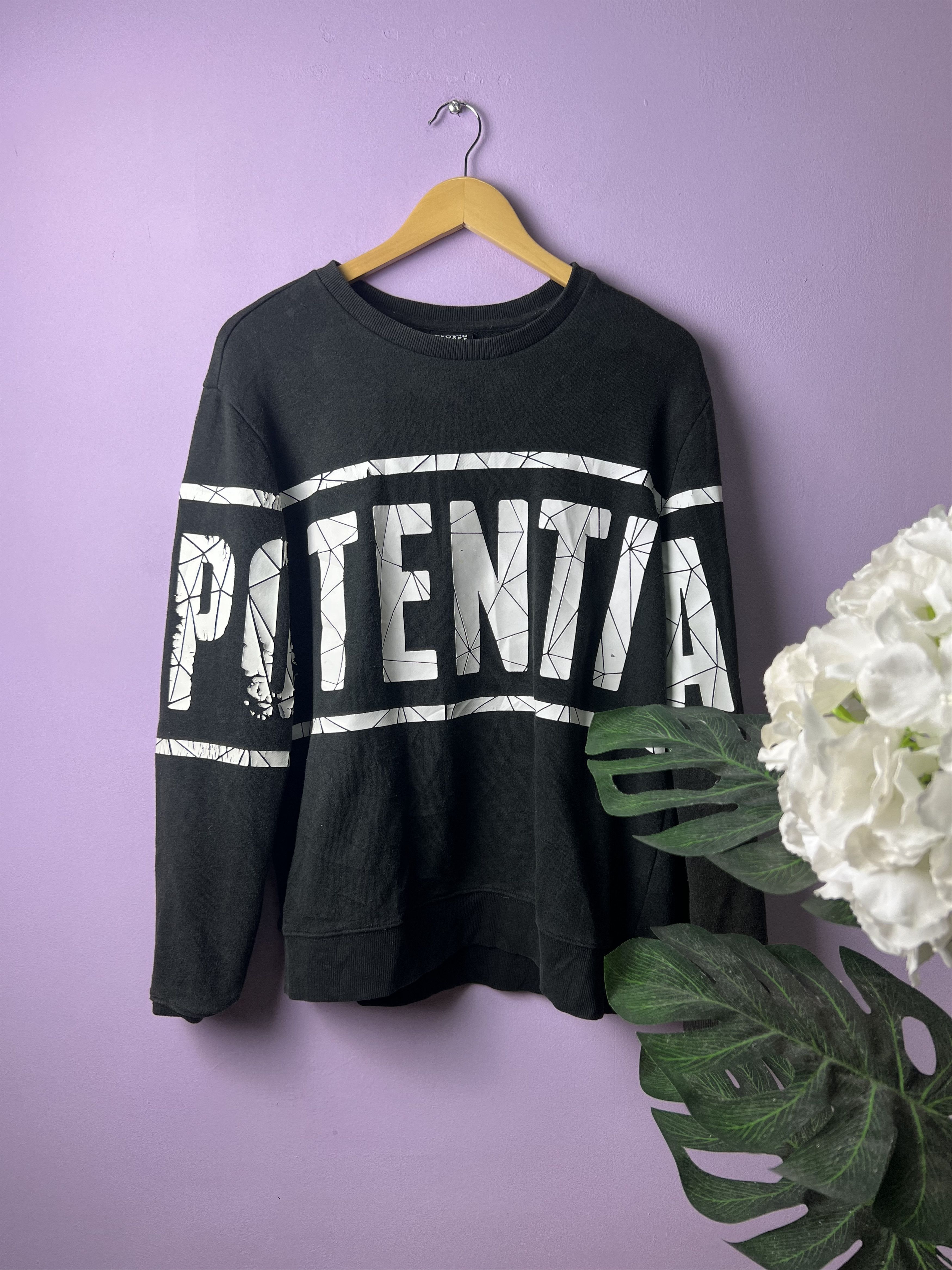 Japanese Brand 🔥Vintage Design United Potential Big Logo Sweatshirts Size US M / EU 48-50 / 2 - 1 Thumbnail