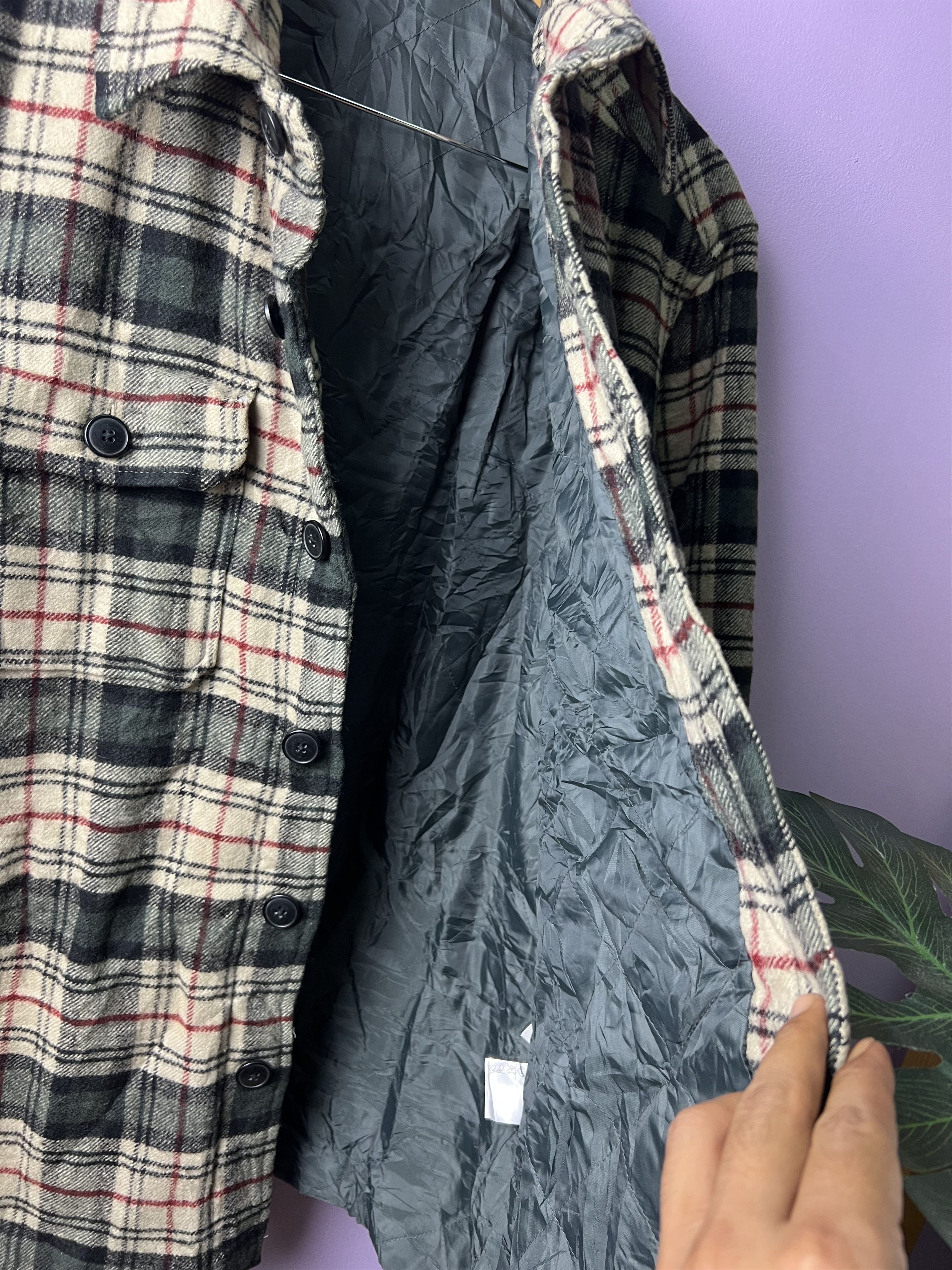 Japanese Brand 🔥Uniqlo Checkered Flannel Quilted Jackets Size US M / EU 48-50 / 2 - 12 Thumbnail