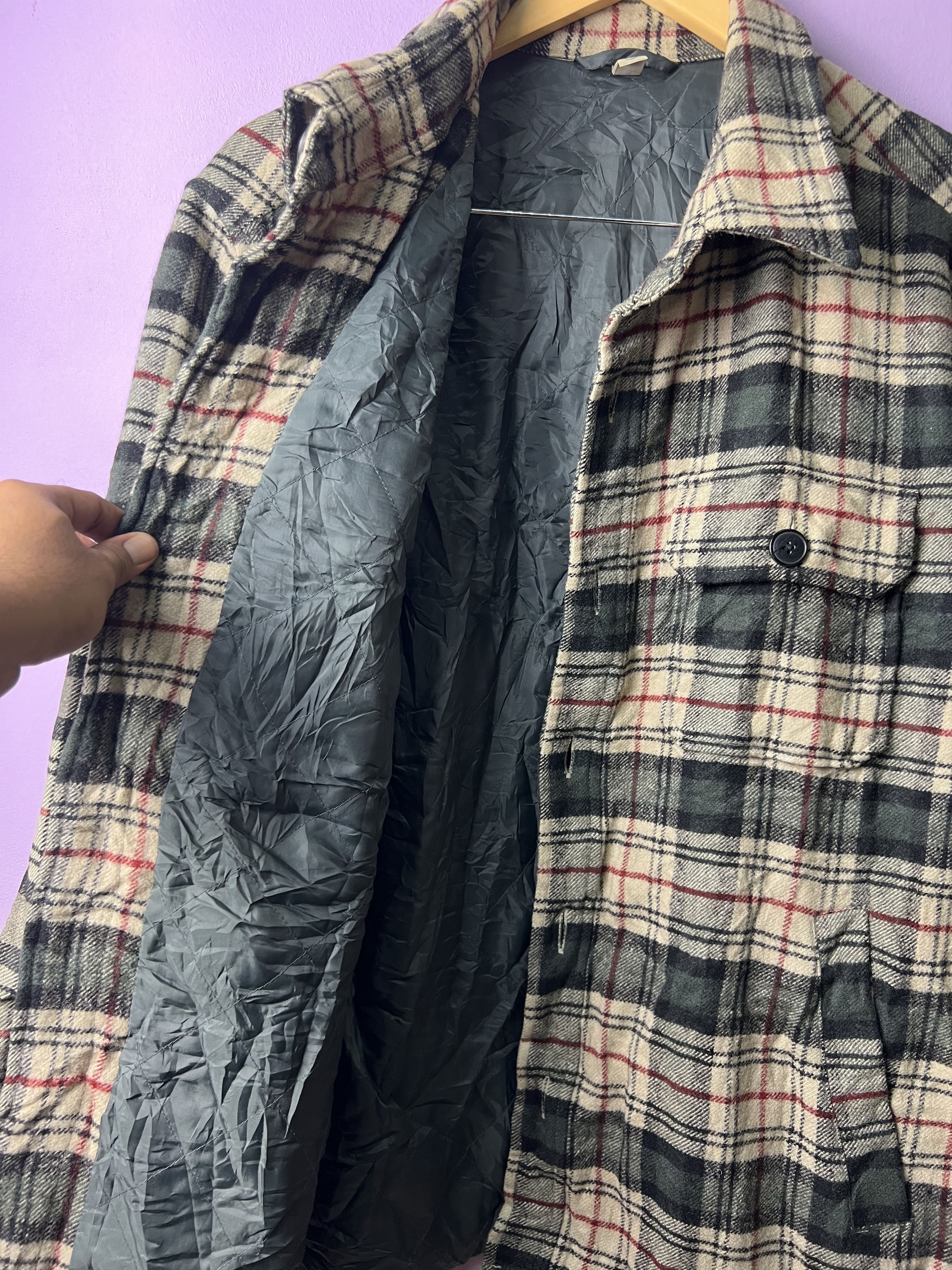 Japanese Brand 🔥Uniqlo Checkered Flannel Quilted Jackets Size US M / EU 48-50 / 2 - 13 Thumbnail