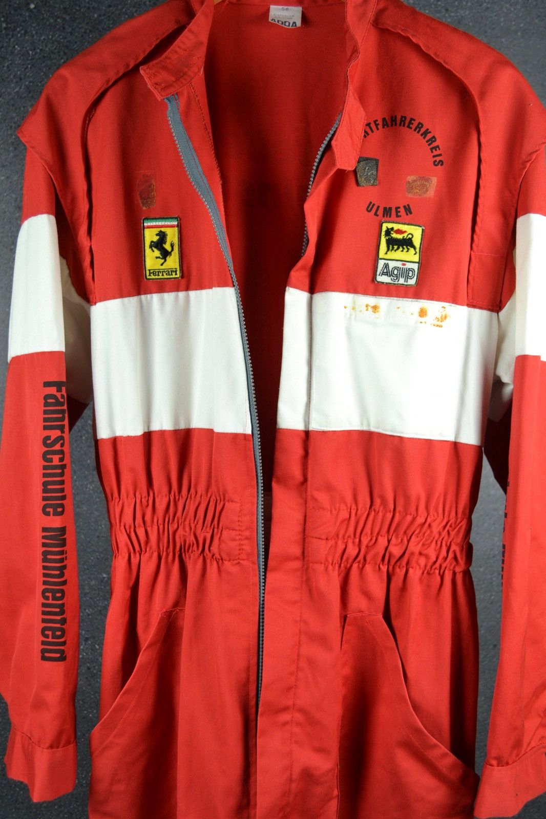 Vintage Vintage Ferrari AGIP Adda Mechanics suit jumpsuit Formula 1 Size US XL / EU 56 / 4 - 2 Thumbnail