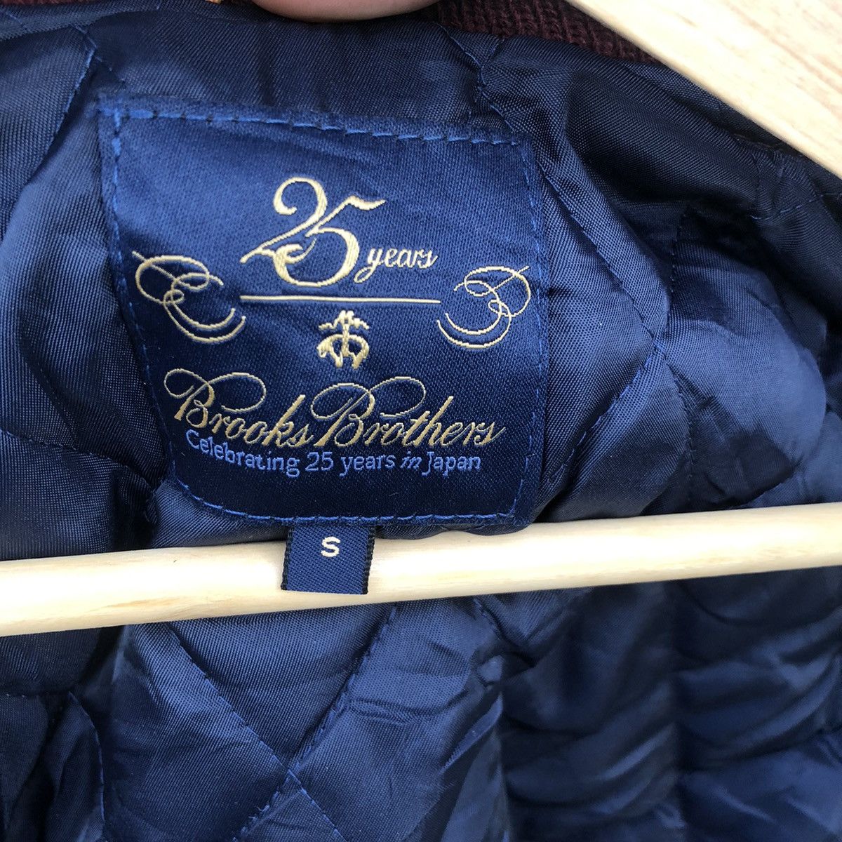 Brooks Brothers Brooks Brothers Leather Sleeve Varsity Jacket Size US S / EU 44-46 / 1 - 10 Thumbnail