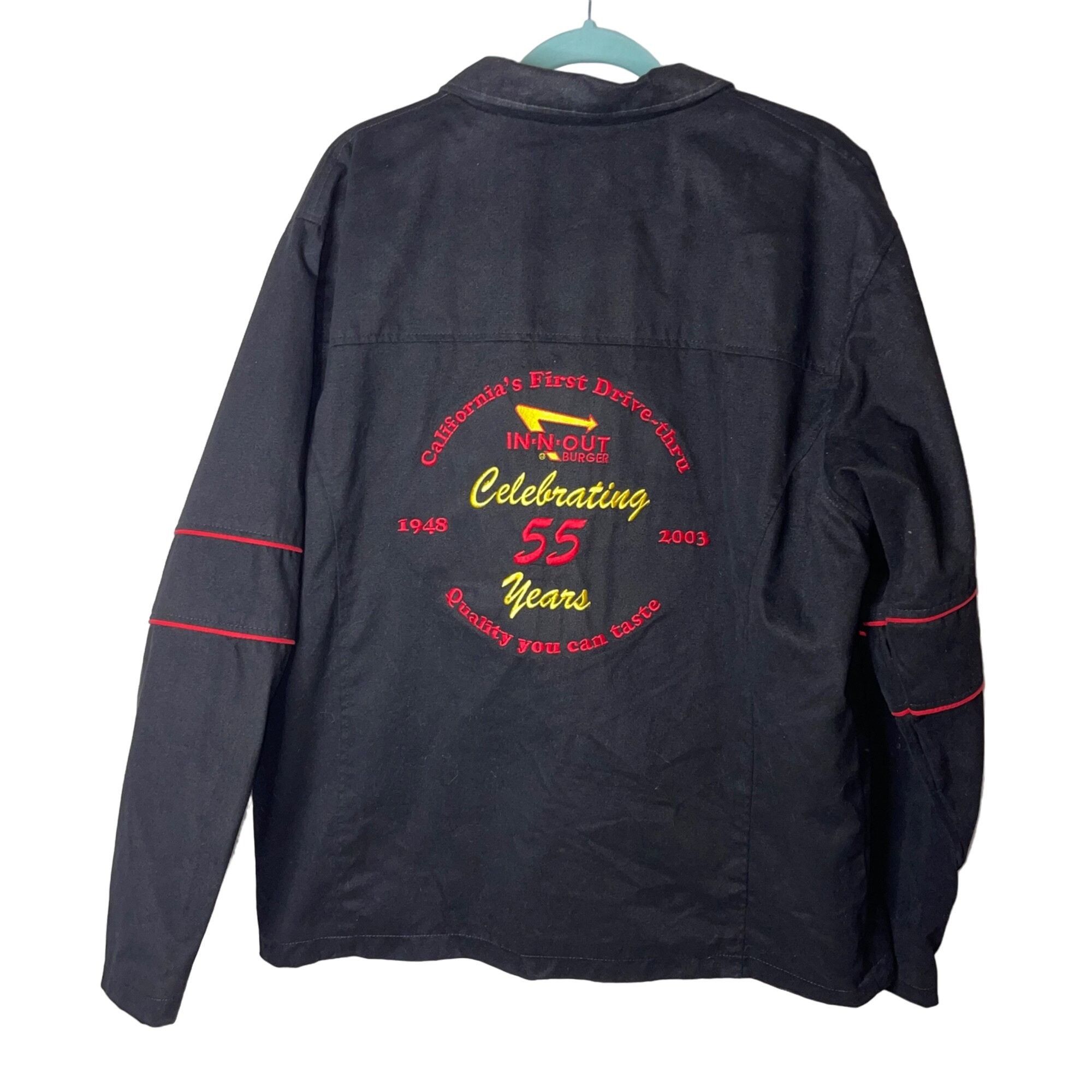 RARE vintage Sichel in-n-out online burger black jacket