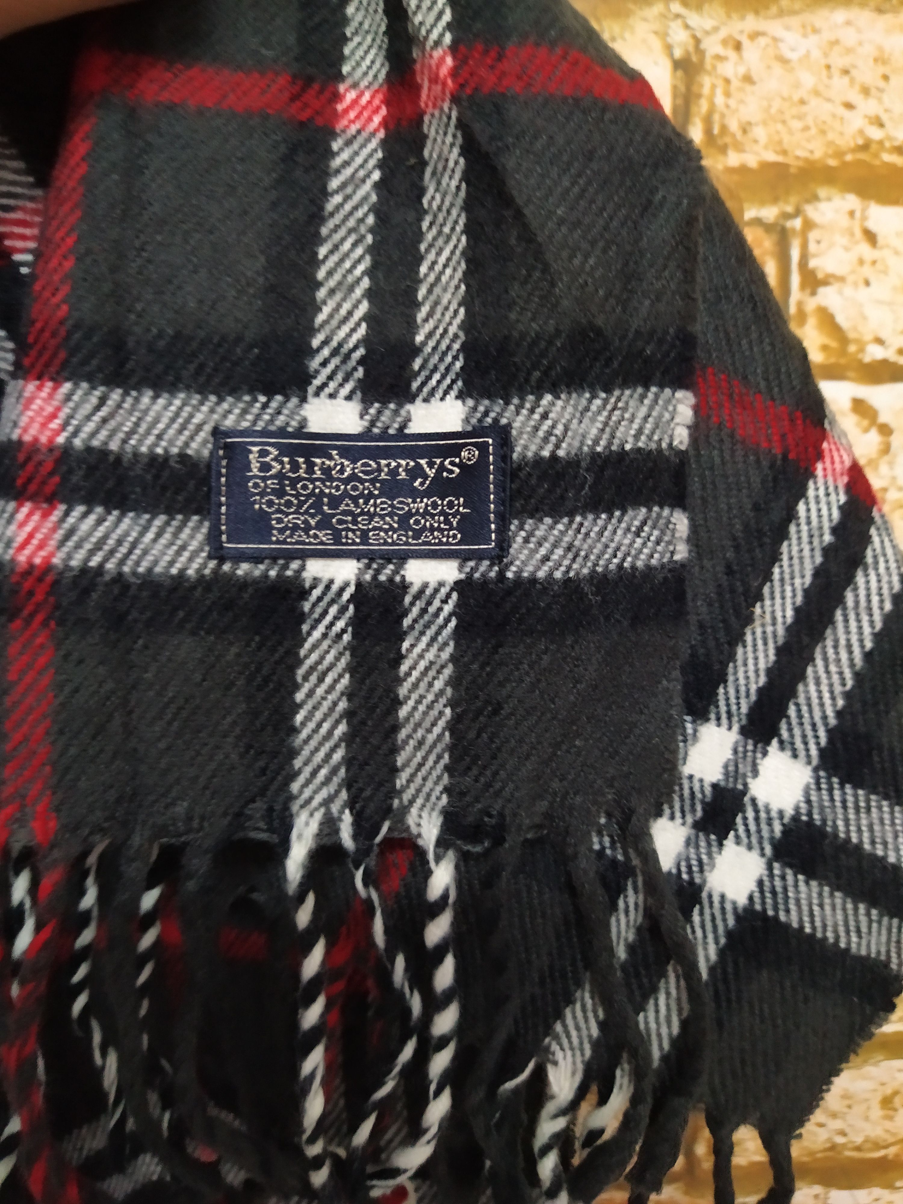 Burberry BURBERRY MUFFKER SCARVES NOVA CHECK LAMBWOOLS (C63) Size ONE SIZE - 2 Thumbnail