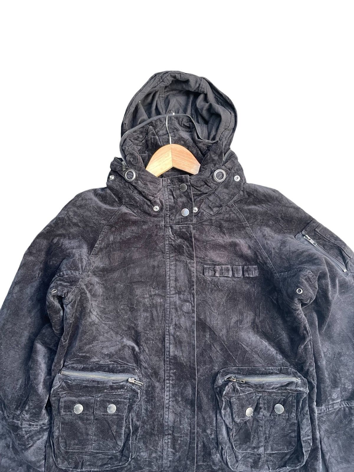 Japanese Brand Sweet Degrees Japan Velvet Tactical Jacket Size M / US 6-8 / IT 42-44 - 5 Thumbnail