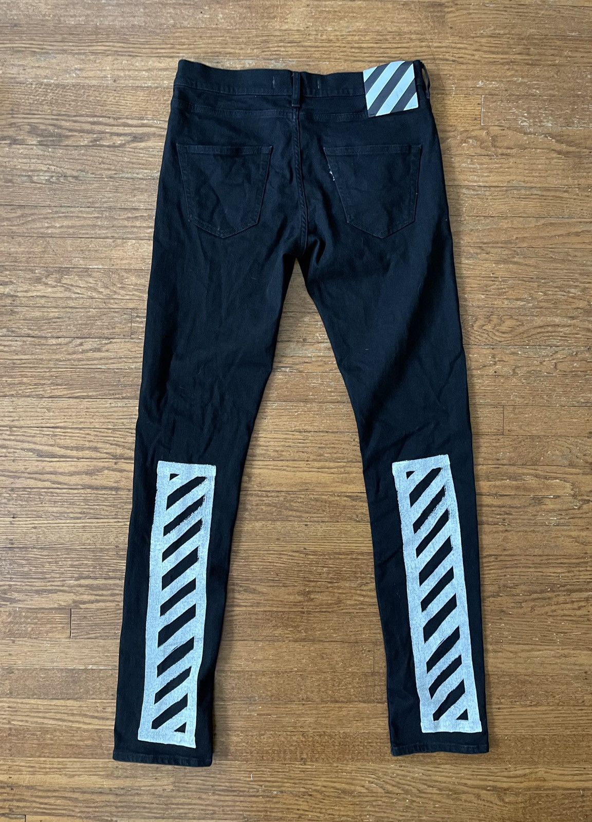 OFF-WHITE black jeans