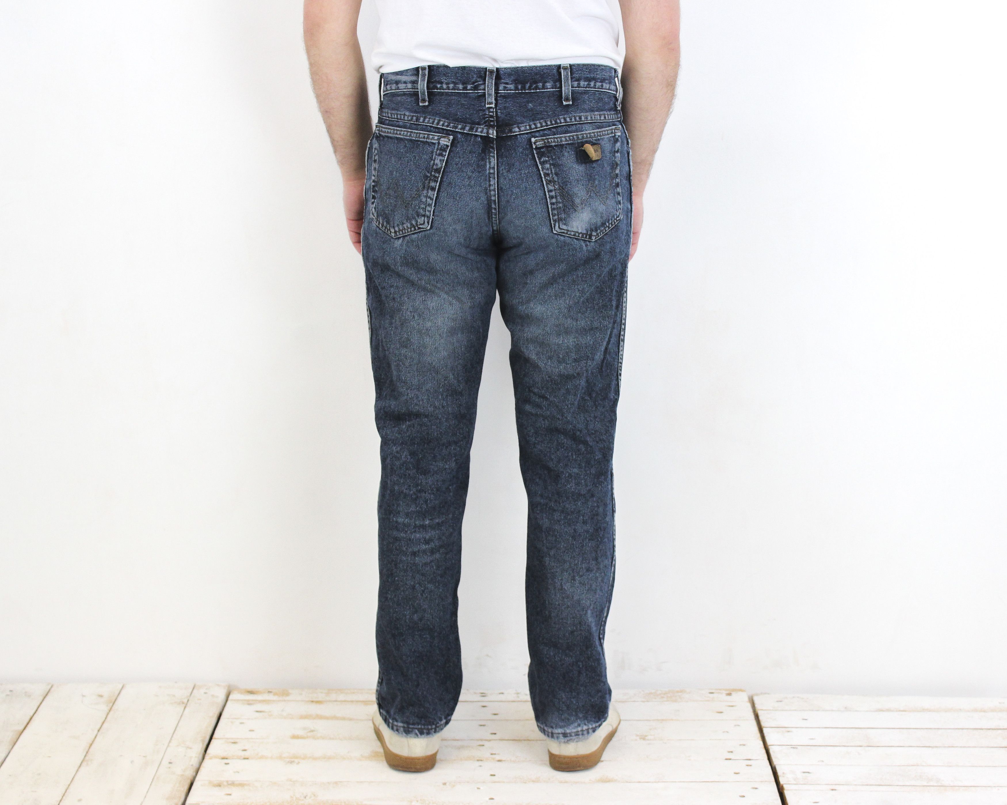 Wrangler Stonewashed Mens W36 L34 Reg Straight Jeans Pants Trousers Size US 36 / EU 52 - 3 Thumbnail