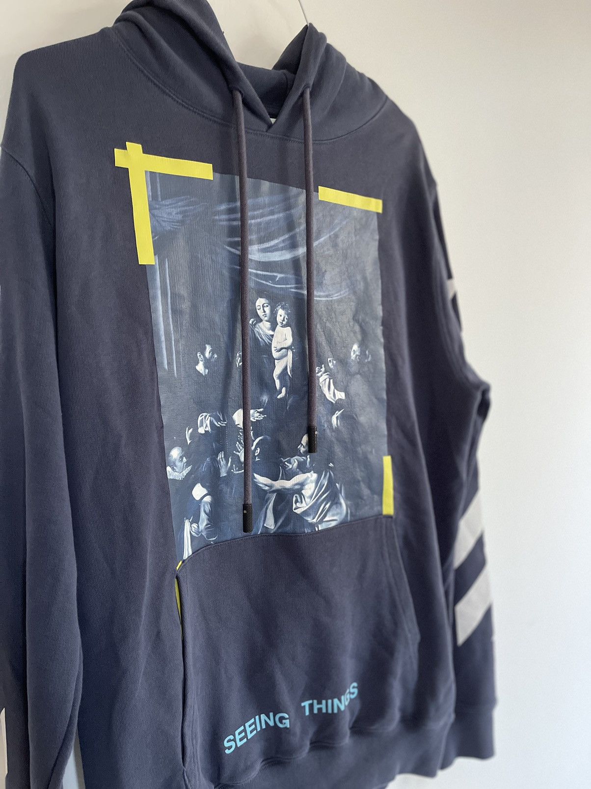 Off-White Off white blue Caravaggio hoodie Size US M / EU 48-50 / 2 - 6 Thumbnail