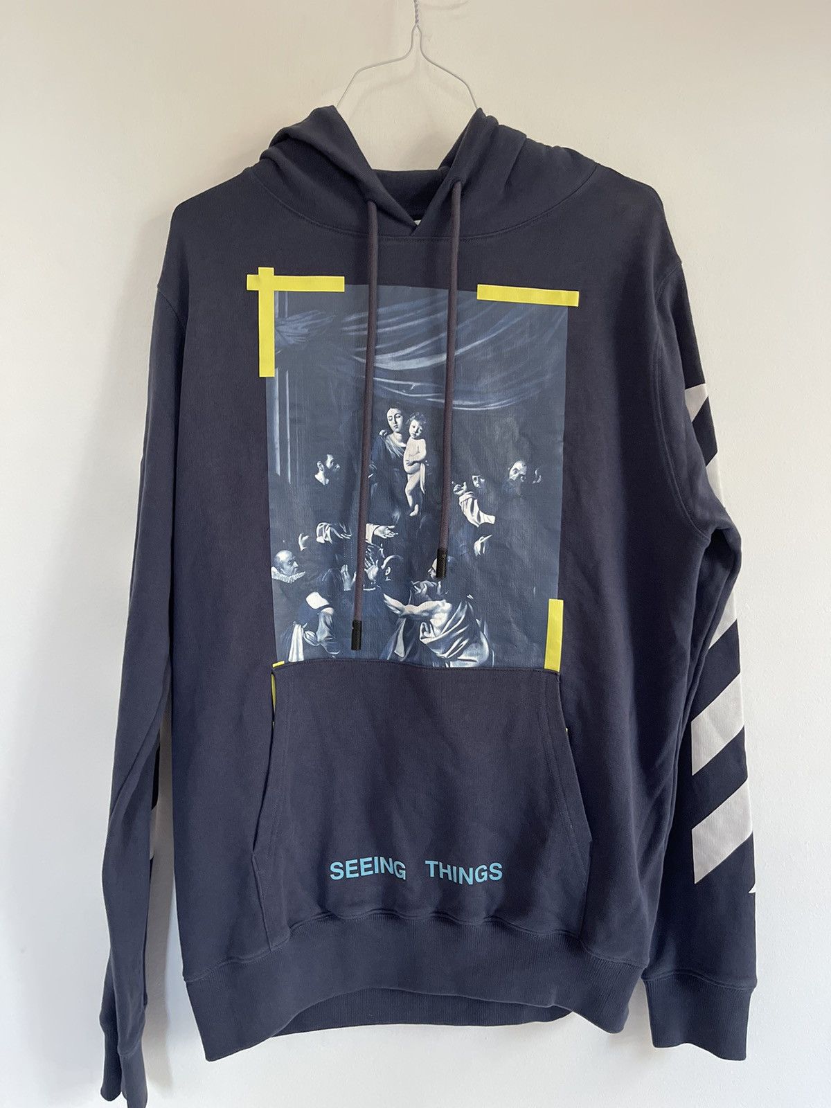 Off-White Off white blue Caravaggio hoodie Size US M / EU 48-50 / 2 - 5 Thumbnail