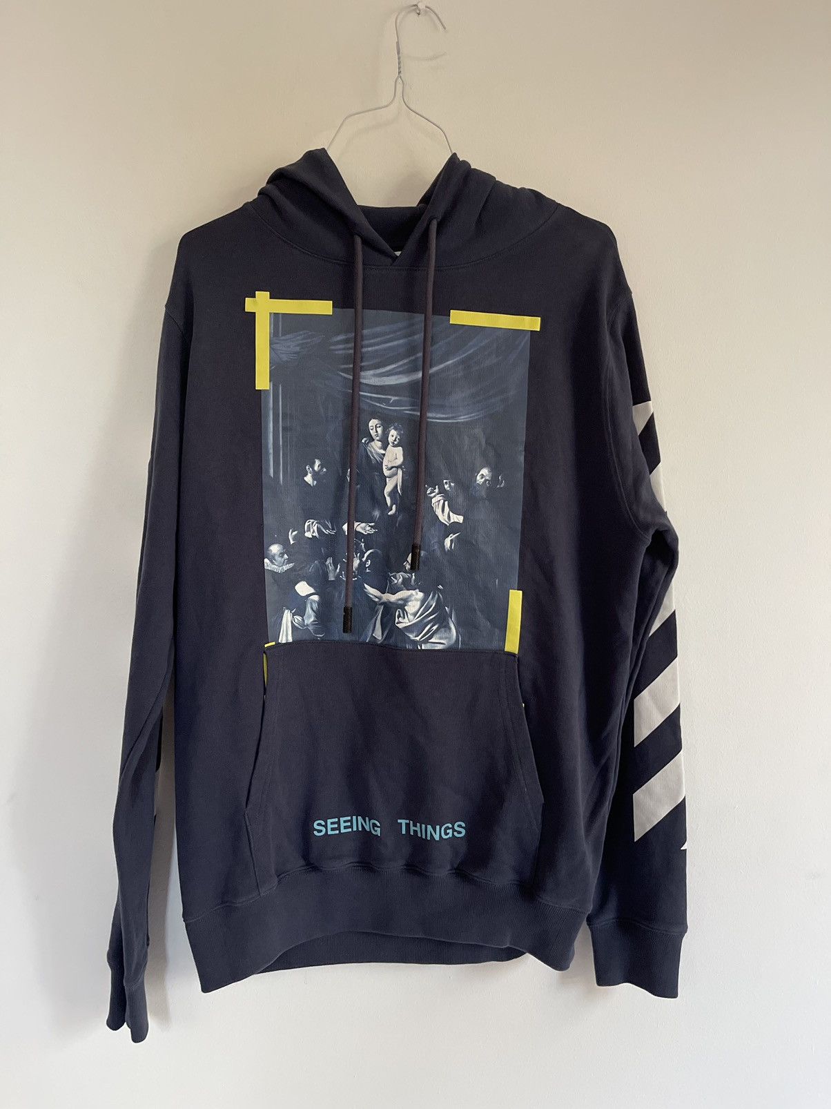 Off-White Off white blue Caravaggio hoodie Size US M / EU 48-50 / 2 - 4 Thumbnail