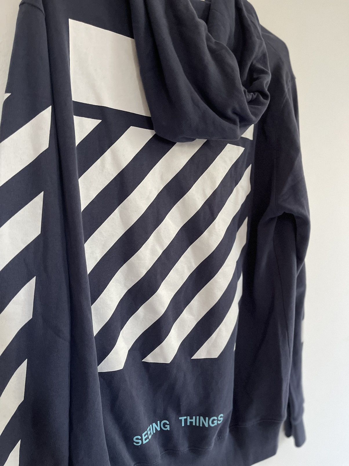 Off-White Off white blue Caravaggio hoodie Size US M / EU 48-50 / 2 - 11 Thumbnail