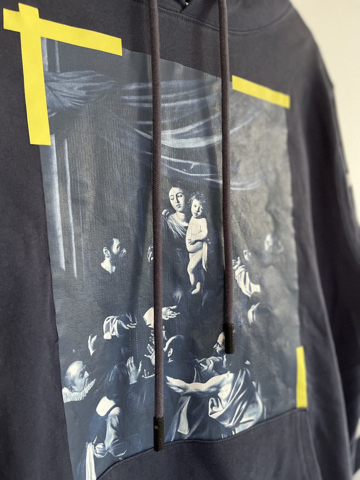 Off-White Off white blue Caravaggio hoodie Size US M / EU 48-50 / 2 - 7 Thumbnail