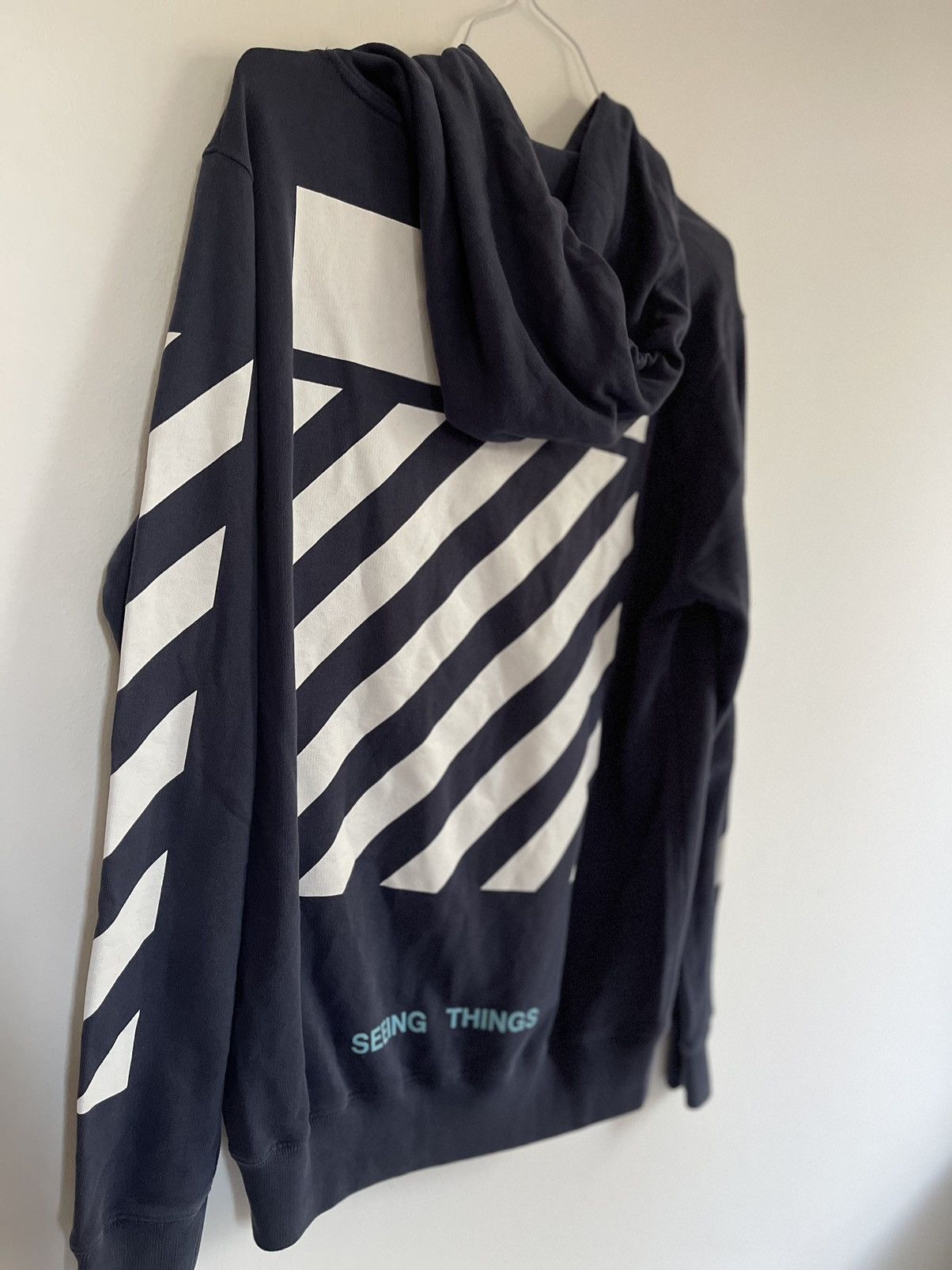 Off-White Off white blue Caravaggio hoodie Size US M / EU 48-50 / 2 - 10 Thumbnail