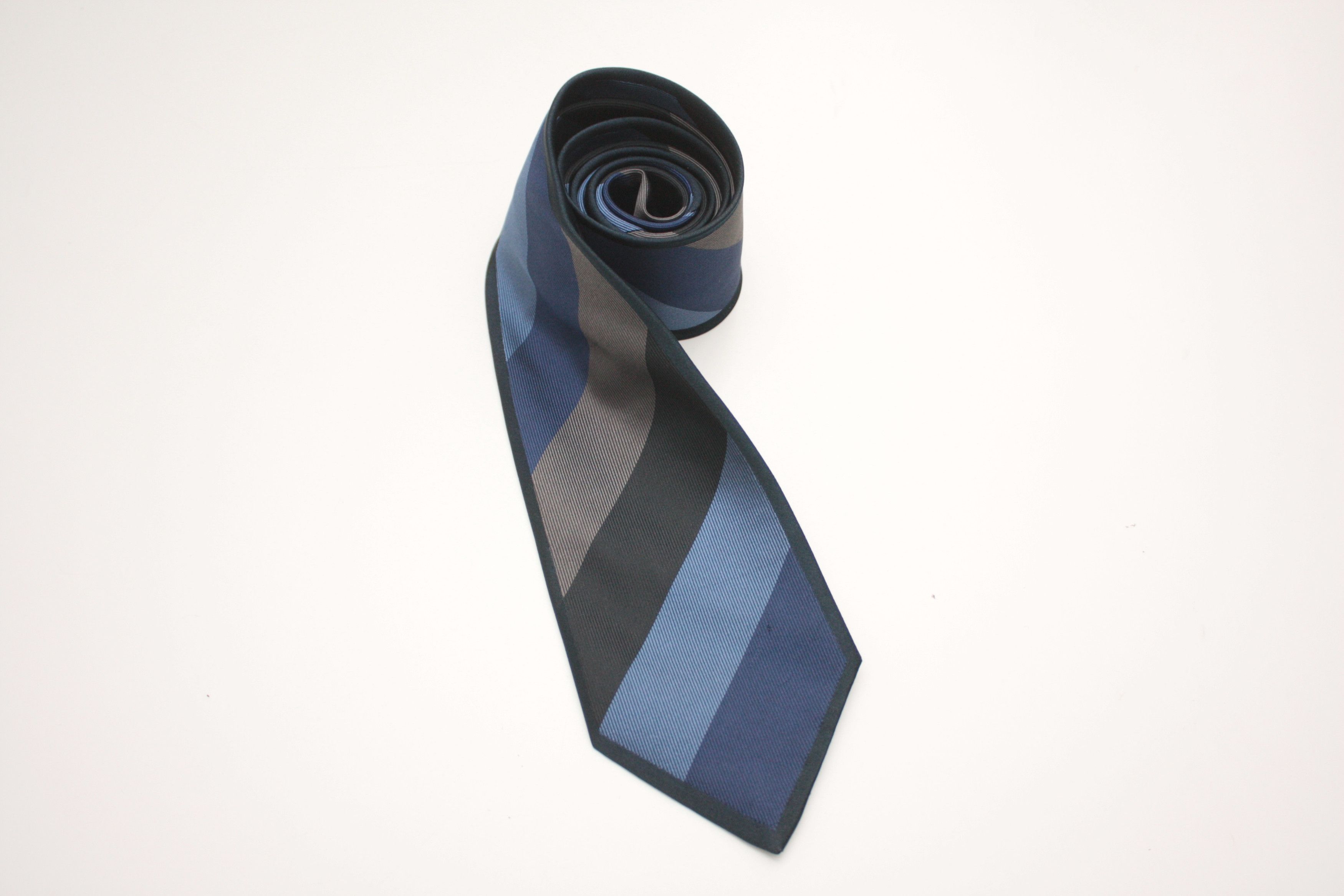Mila Schon Mila Schon Navy Blue Silk Tie Made In Italy Size ONE SIZE - 4 Thumbnail