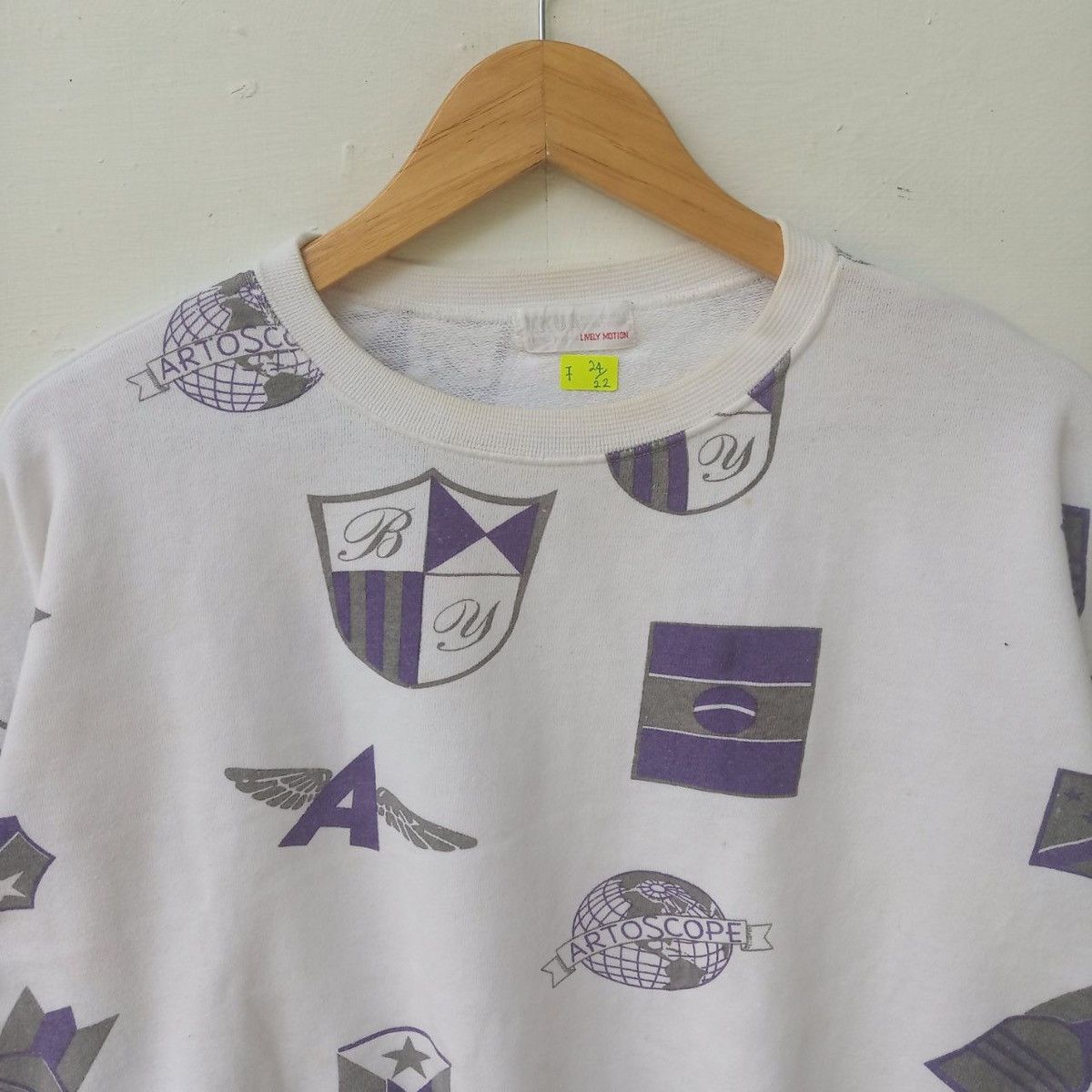 Japanese Brand Hybrid astroscope sweatshirt crop top Size L / US 10 / IT 46 - 3 Thumbnail