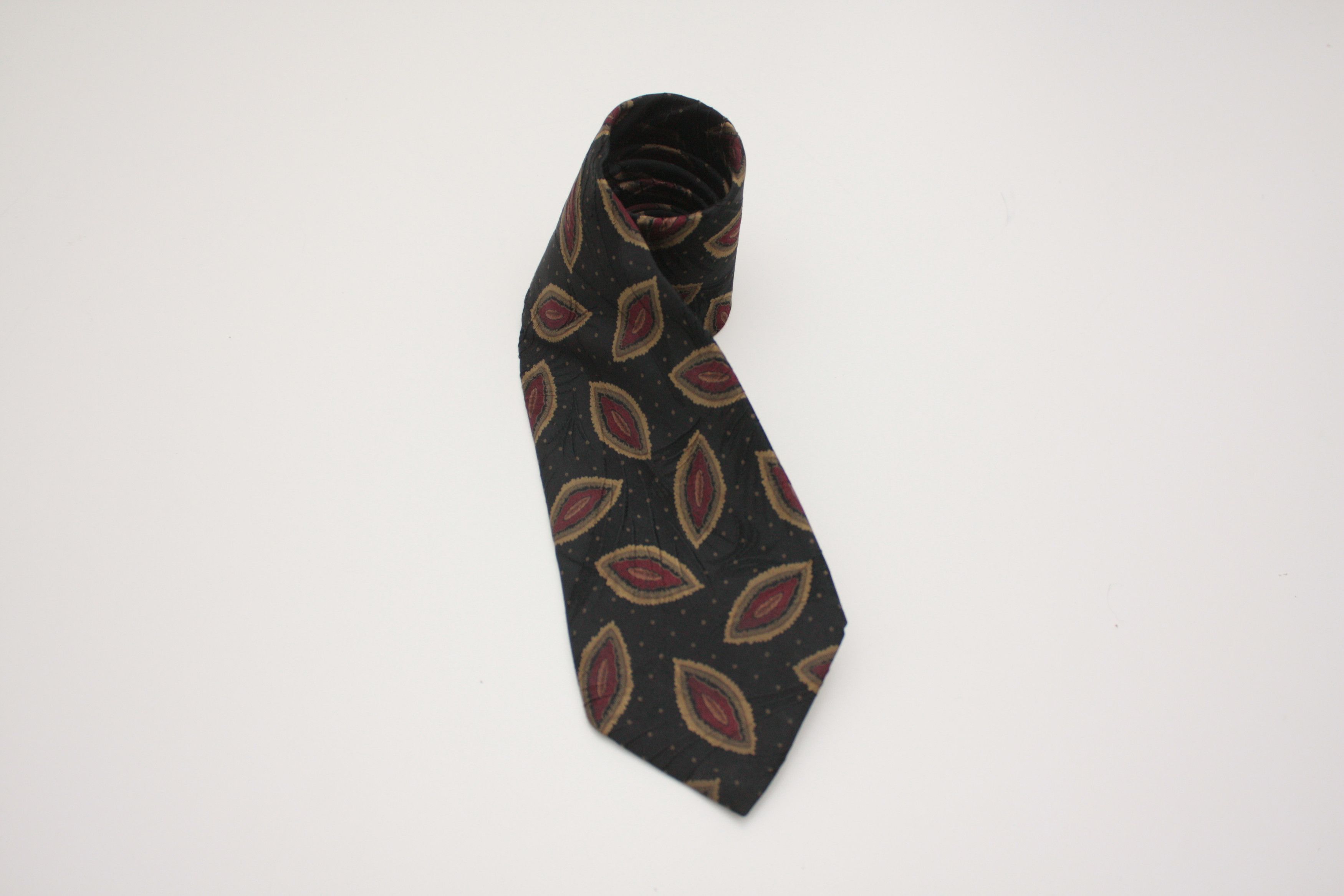 Ermenegildo Zegna Ermenegildo Zegna Abstract Silk Tie Made In Italy Size ONE SIZE - 3 Thumbnail