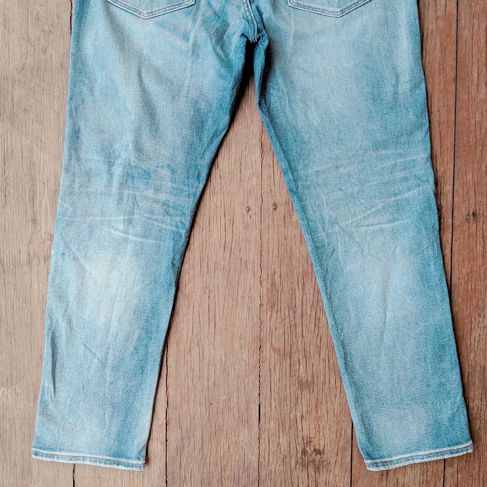 Japanese Brand × Jean × Vintage Japanese Brand Distressed Faded Trousers Jeans Pants Size US 34 / EU 50 - 10 Thumbnail