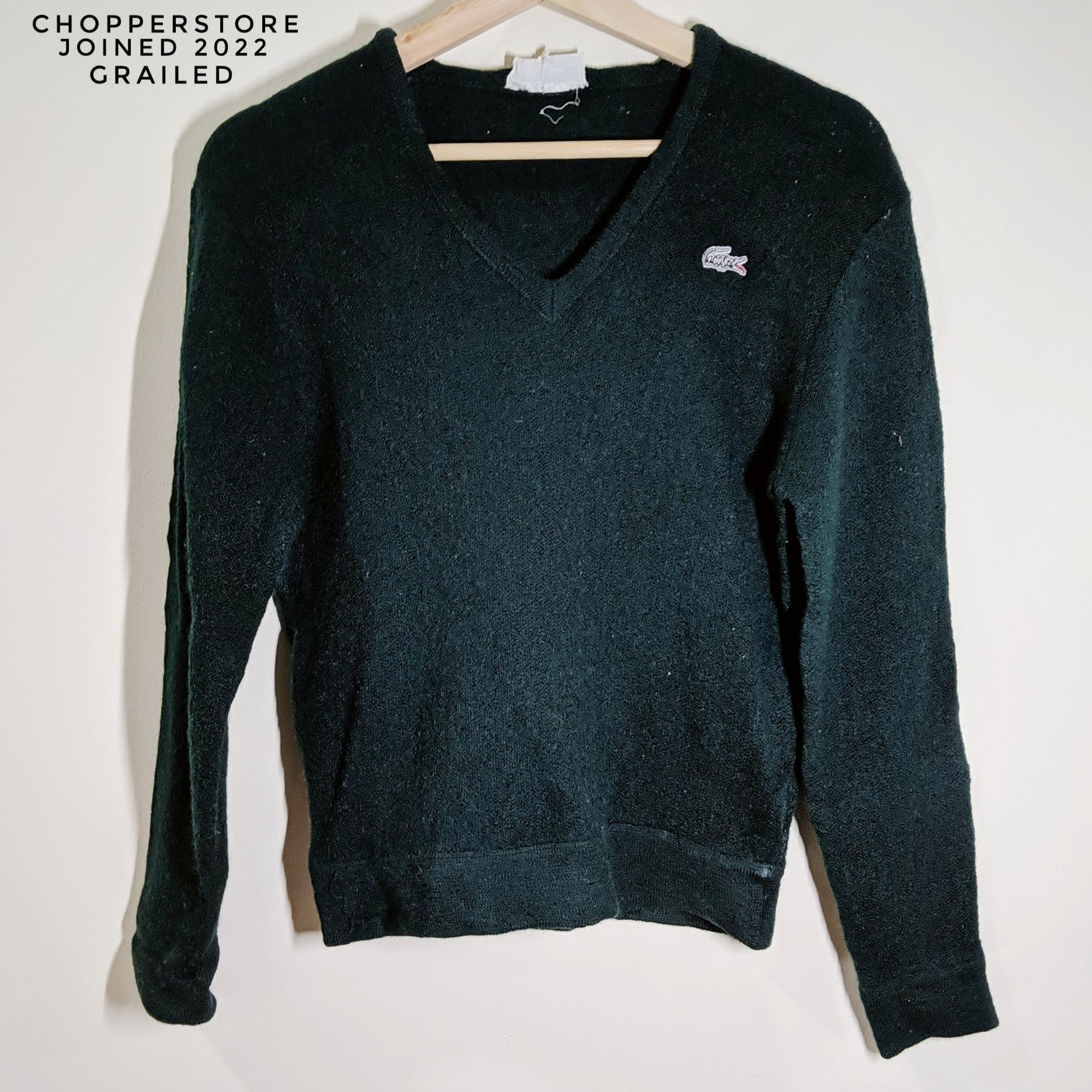 Lacoste Vintage Chemise Lacoste Knitwear Sweater Size US M / EU 48-50 / 2 - 1 Thumbnail