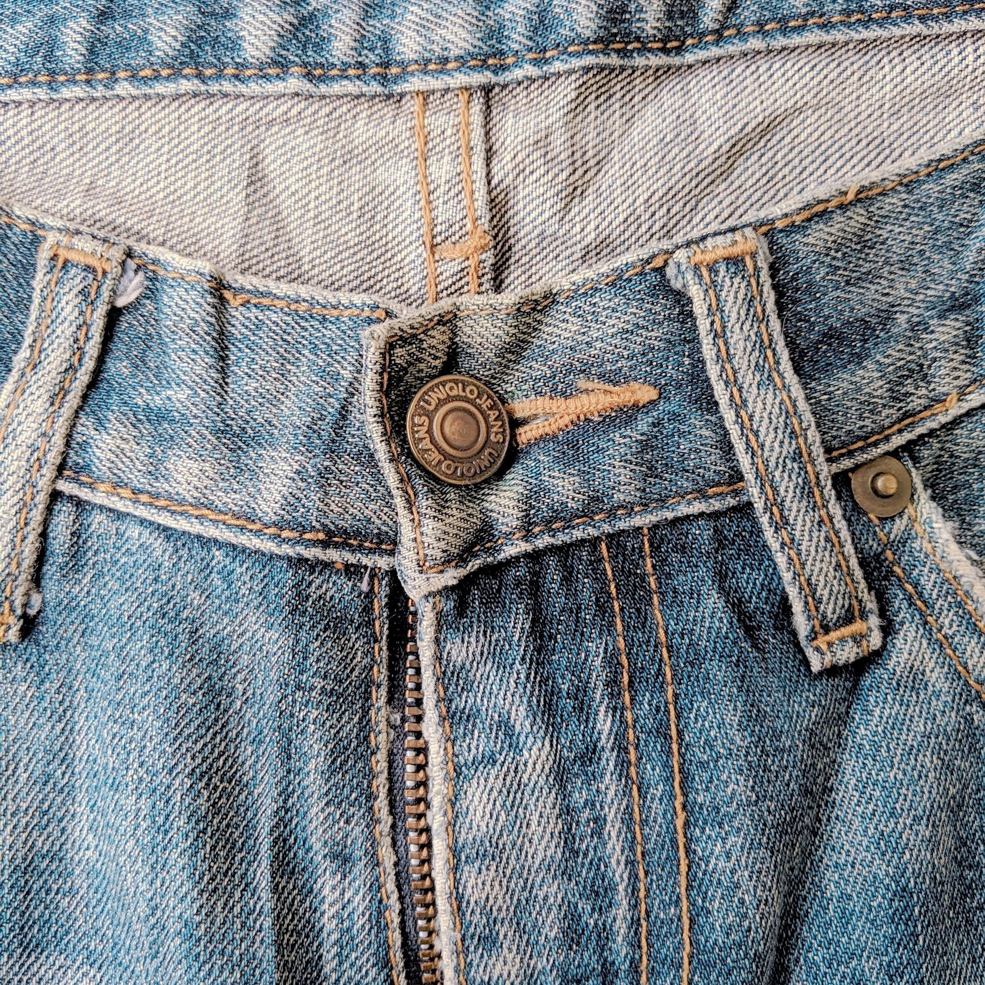 Japanese Brand × Jean × Vintage Vintage Japanese Sick Distressed Faded Denim Jeans Pants Size US 30 / EU 46 - 6 Thumbnail