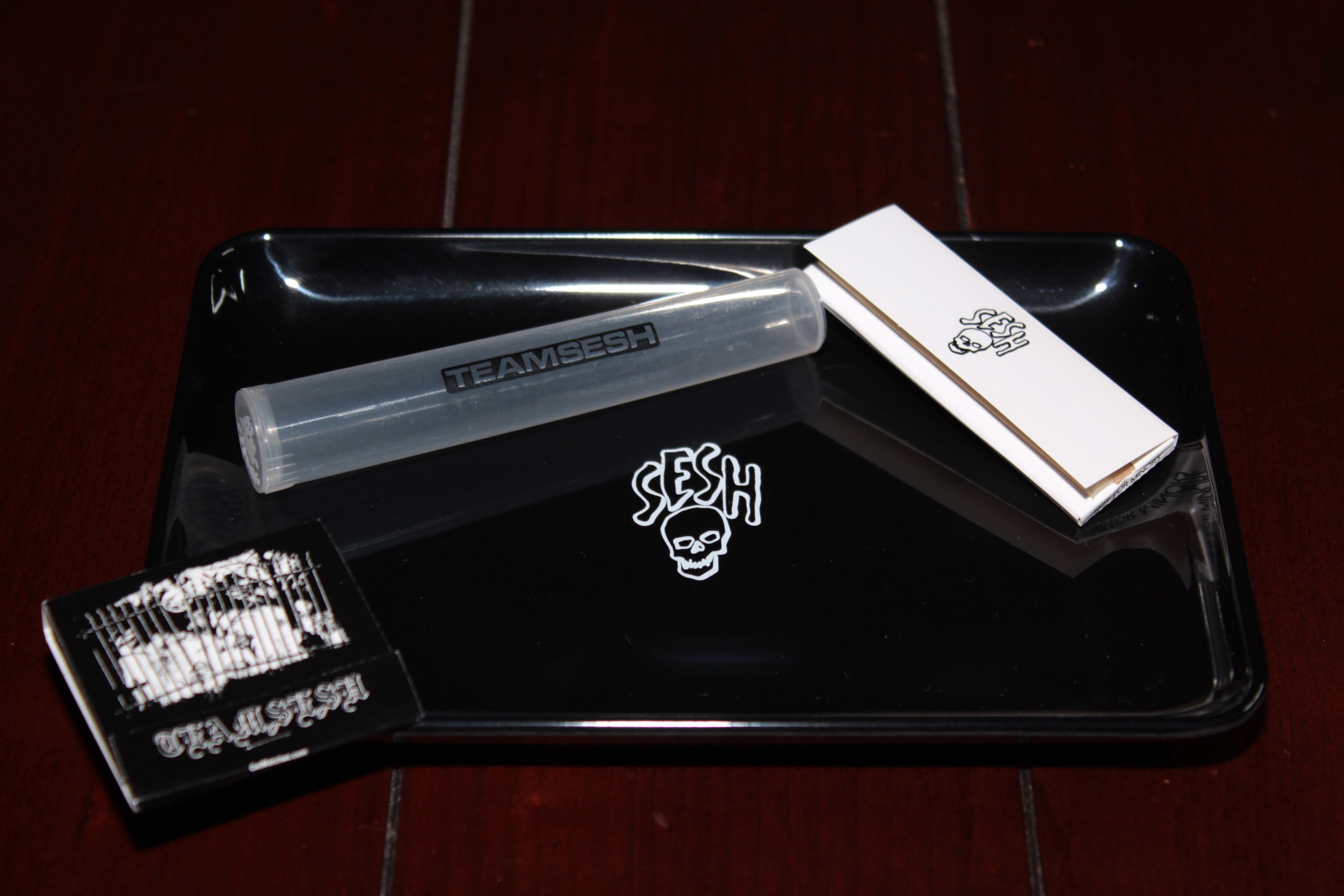 Bones × TeamSESH TeamSESH Rolling Set (Black Tray) | Grailed