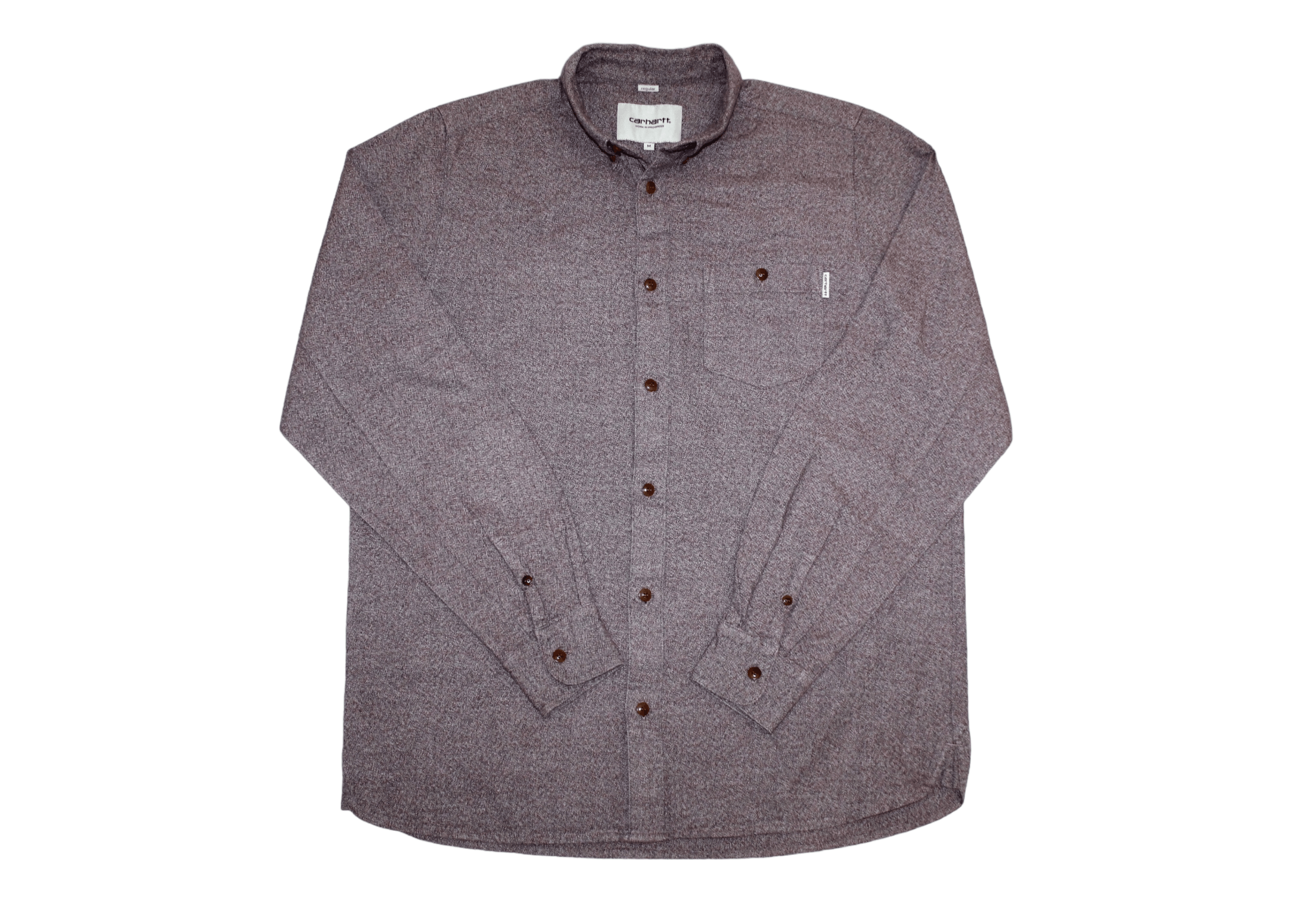 Carhartt Carhartt Regular L/S Cram Shirt Melange Flannel Size US M / EU 48-50 / 2 - 1 Thumbnail