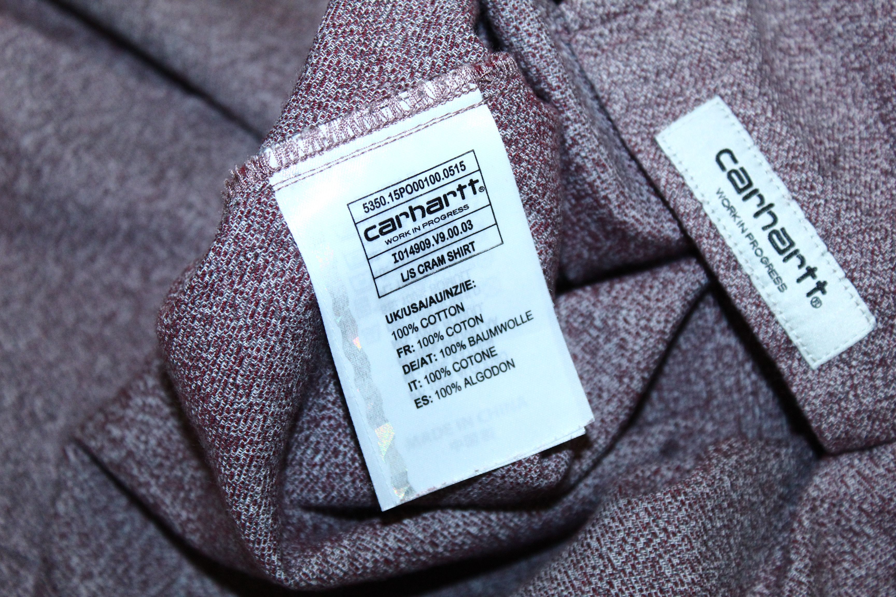Carhartt Carhartt Regular L/S Cram Shirt Melange Flannel Size US M / EU 48-50 / 2 - 6 Thumbnail