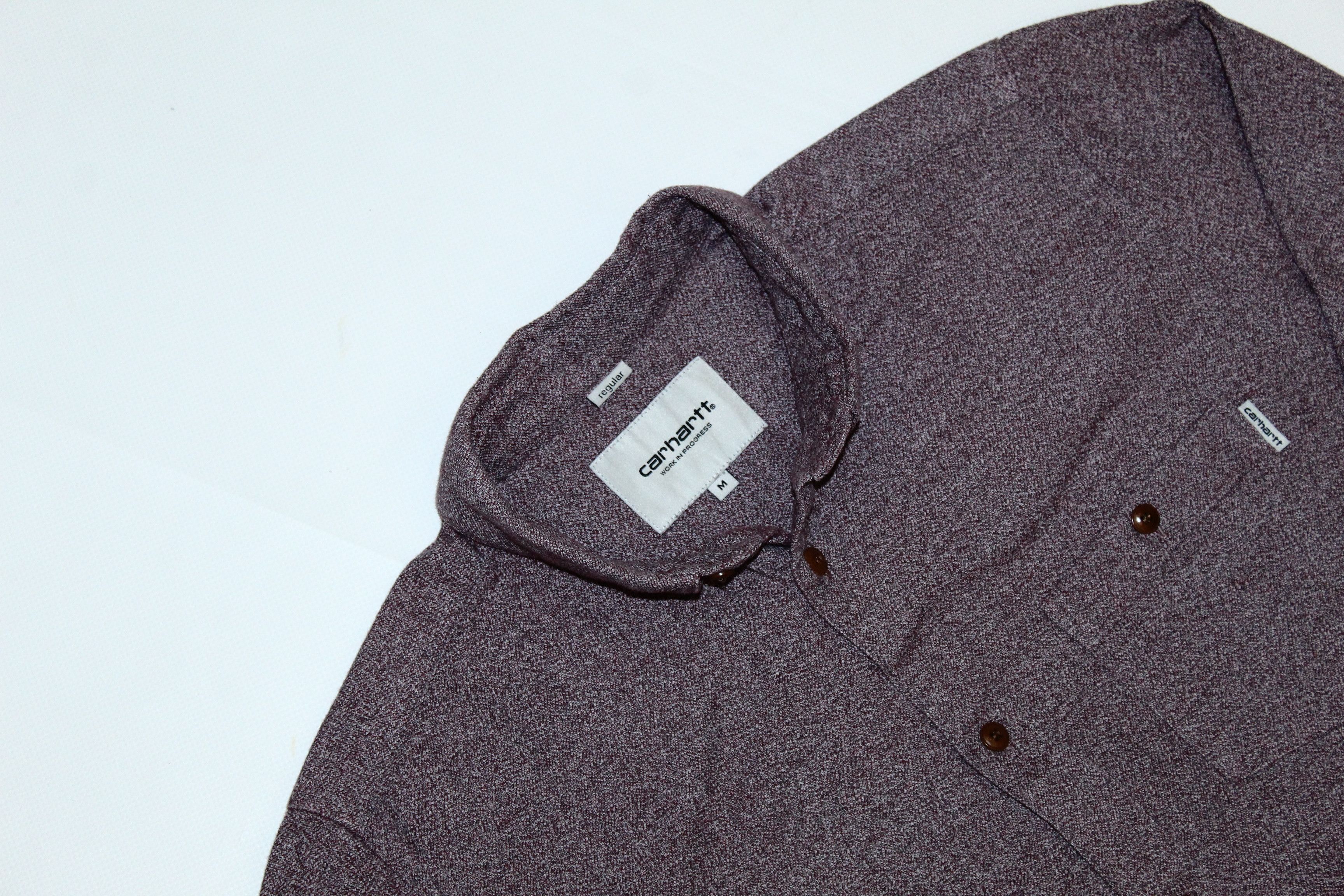 Carhartt Carhartt Regular L/S Cram Shirt Melange Flannel Size US M / EU 48-50 / 2 - 2 Thumbnail