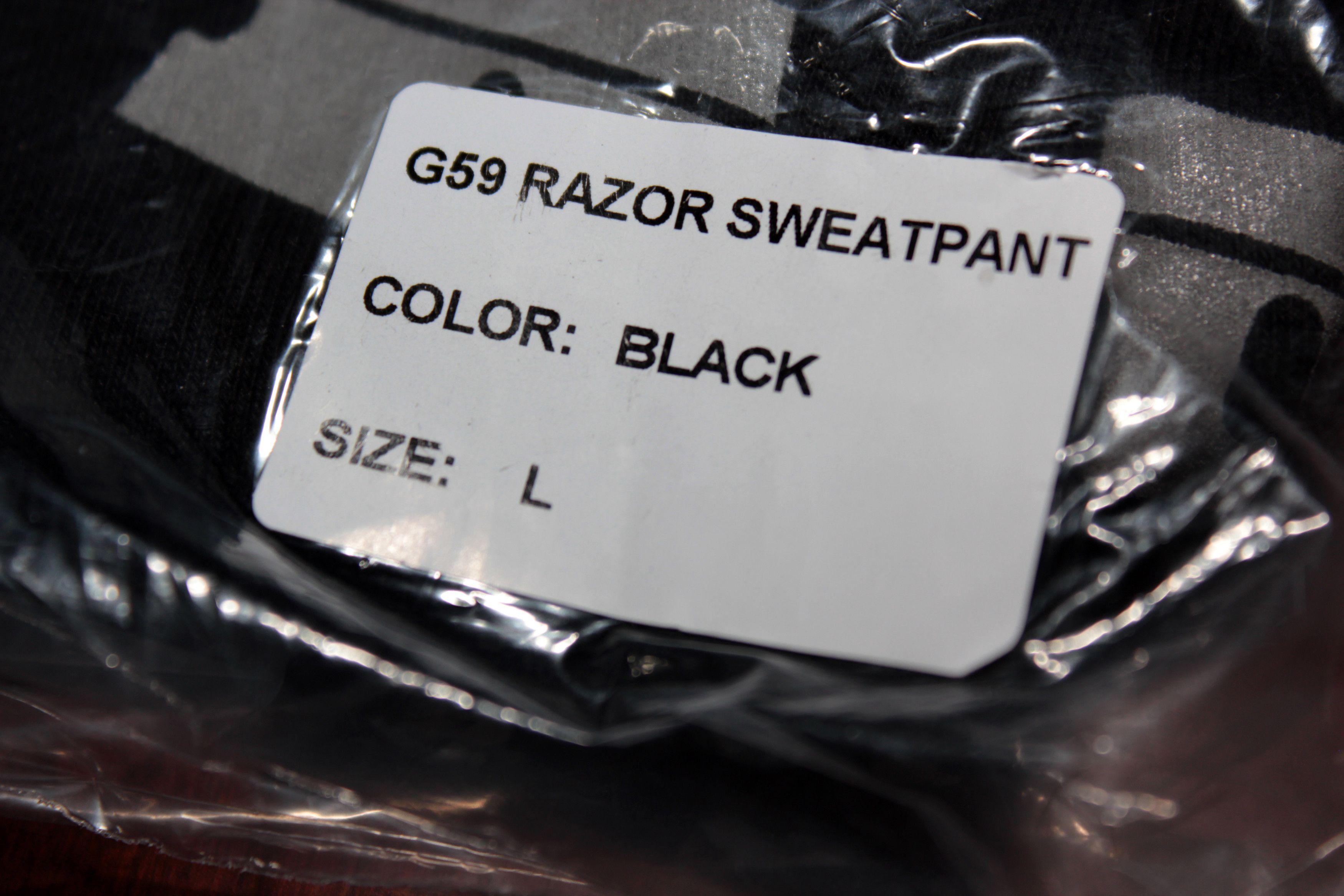Fuck The Population × G59 Records G59 Grey Day 3M Reflective Razor Sweatpants (Size: L) Size US 38 / EU 54 - 3 Thumbnail