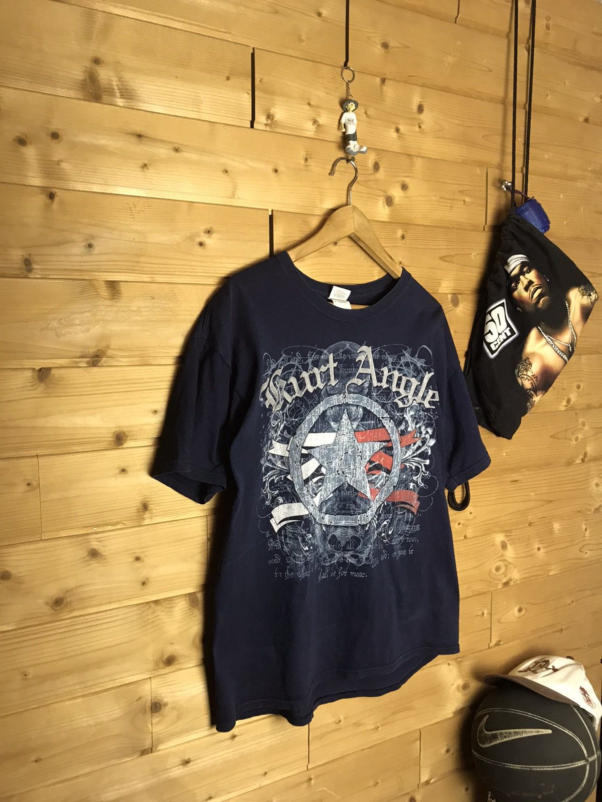 WWE Vintage WWE Kurt Angle t-shirt Size US L / EU 52-54 / 3 - 1 Thumbnail