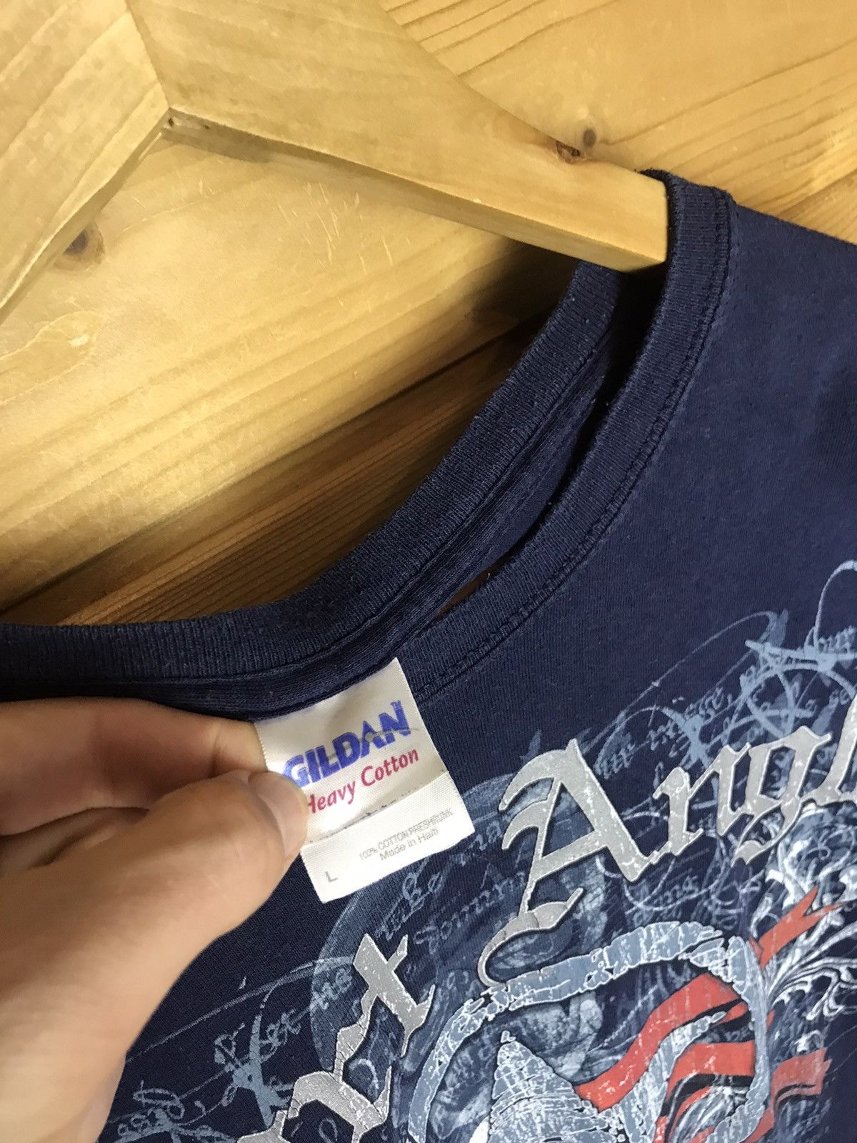 WWE Vintage WWE Kurt Angle t-shirt Size US L / EU 52-54 / 3 - 6 Thumbnail