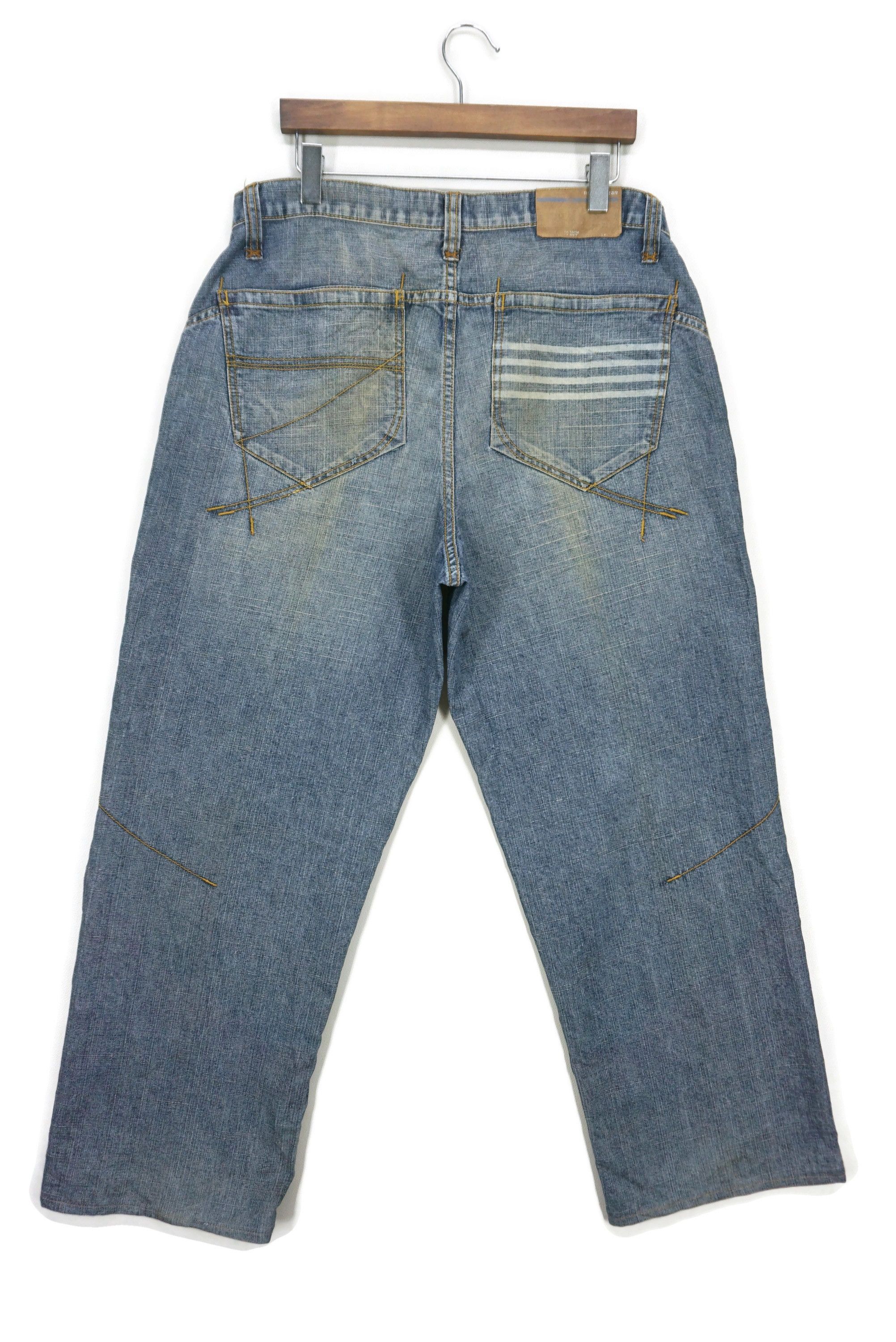 image of Jay Z x Rocawear Baggy Jeans Hip Hop Skateboards Jay-Z Roc-A-Fella Pants in Blue, Men's (Size 34)