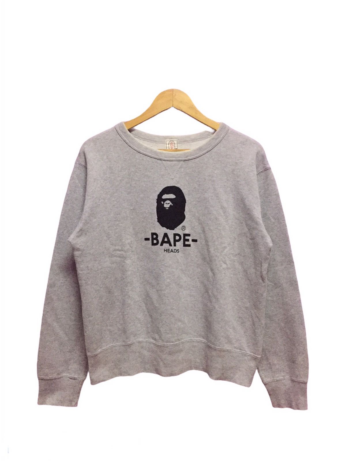 Bape Bape Heads Crewneck Size US S / EU 44-46 / 1 - 1 Thumbnail