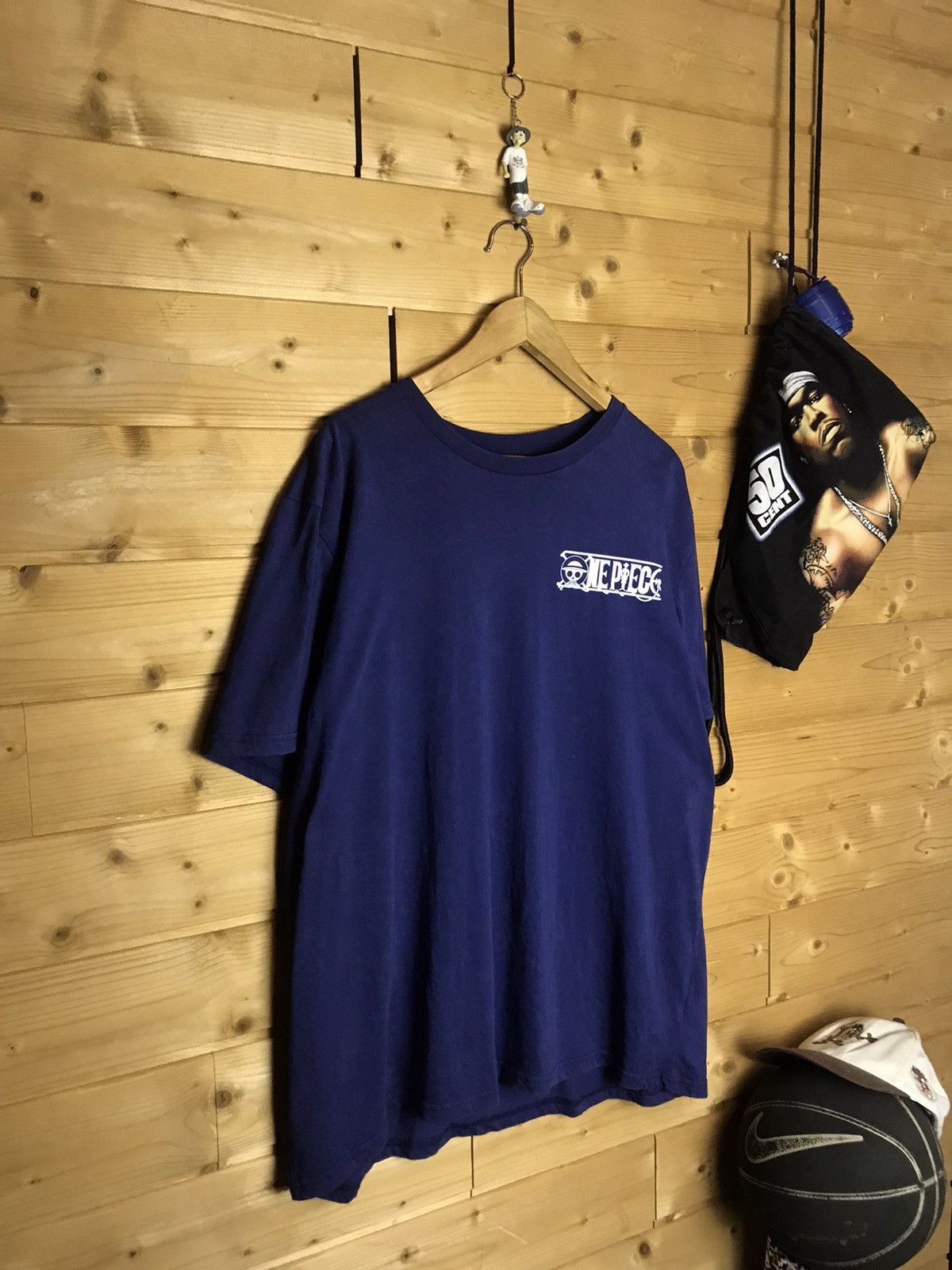 Anime One Piece back print oversized t-shirt Size US XXL / EU 58 / 5 - 6 Thumbnail