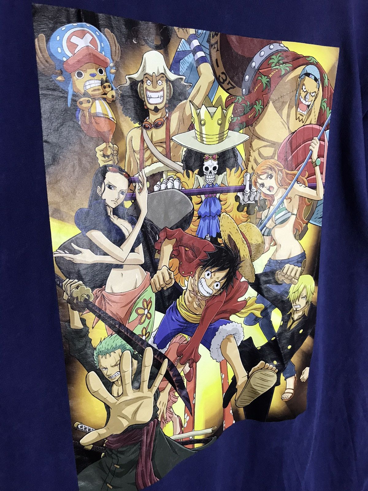 Anime One Piece back print oversized t-shirt Size US XXL / EU 58 / 5 - 3 Thumbnail