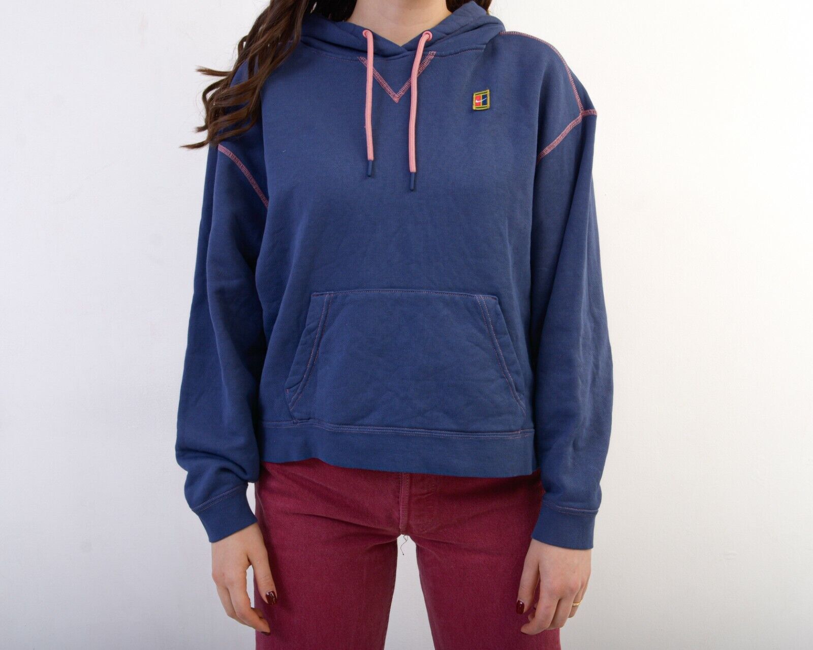 Nike × Vintage S Jumper Sweater Pullover Hoodie Jacket Purple Pink Sport Size S / US 4 / IT 40 - 5 Thumbnail