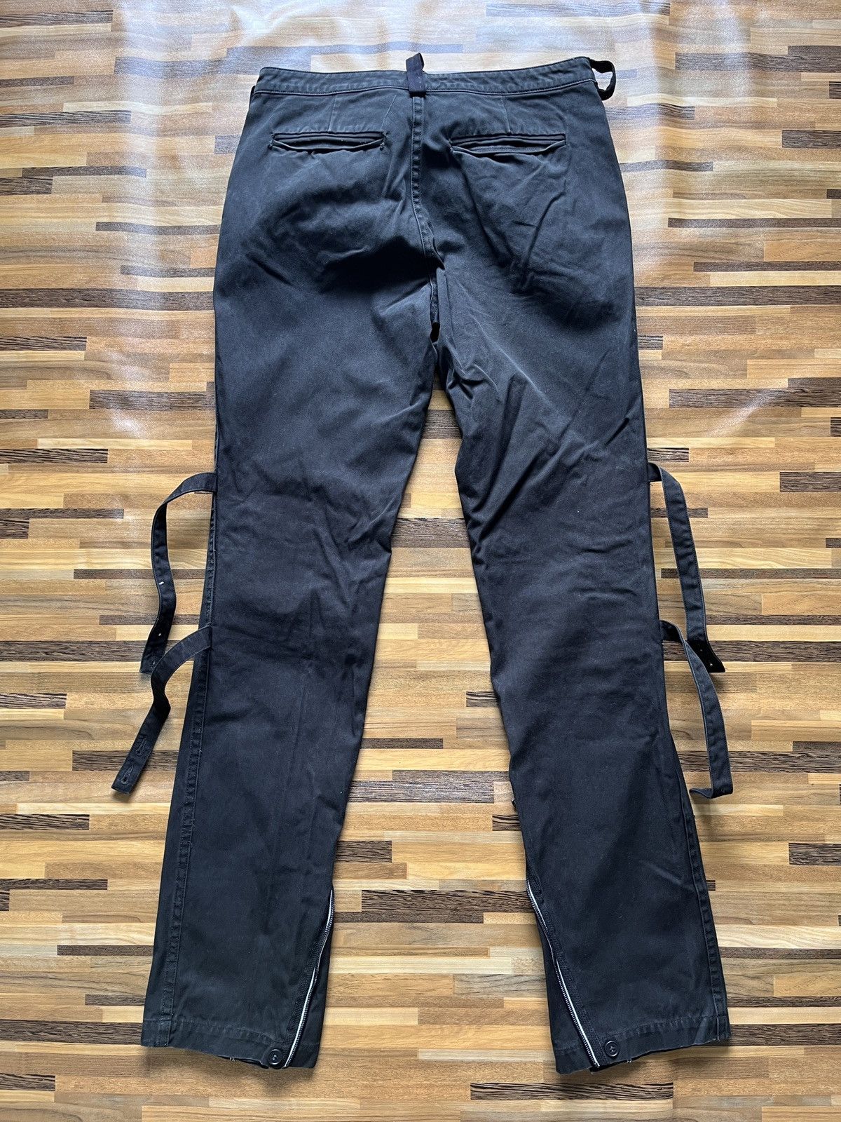 A.P.C. × Beauty Beast × Japanese Brand Bondage Punk A.P.C Pants Rare Design Zipped Leg Size US 30 / EU 46 - 15 Thumbnail
