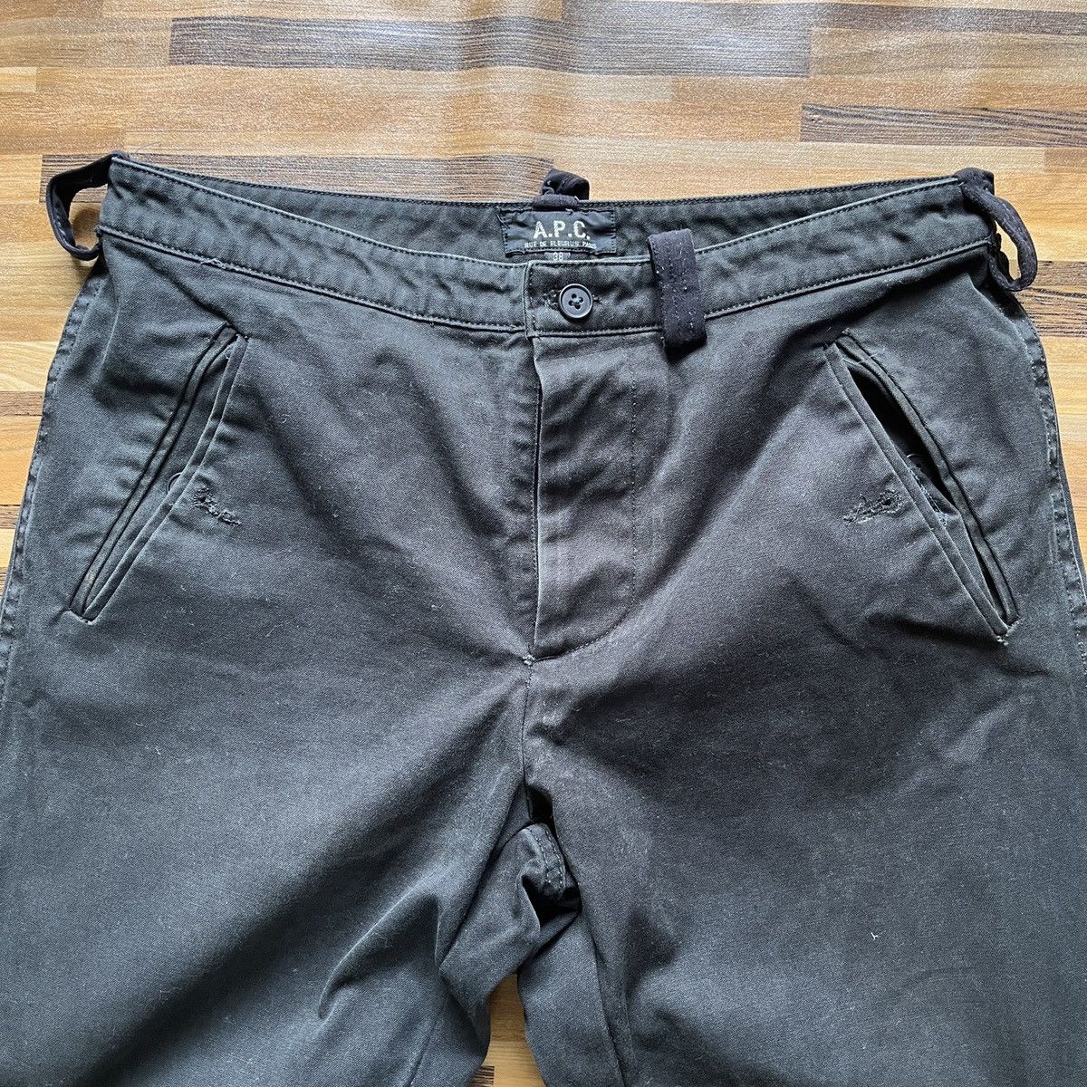 A.P.C. × Beauty Beast × Japanese Brand Bondage Punk A.P.C Pants Rare Design Zipped Leg Size US 30 / EU 46 - 5 Thumbnail