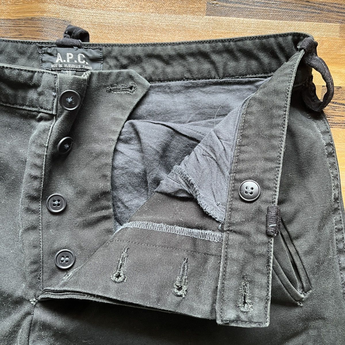 A.P.C. × Beauty Beast × Japanese Brand Bondage Punk A.P.C Pants Rare Design Zipped Leg Size US 30 / EU 46 - 7 Thumbnail