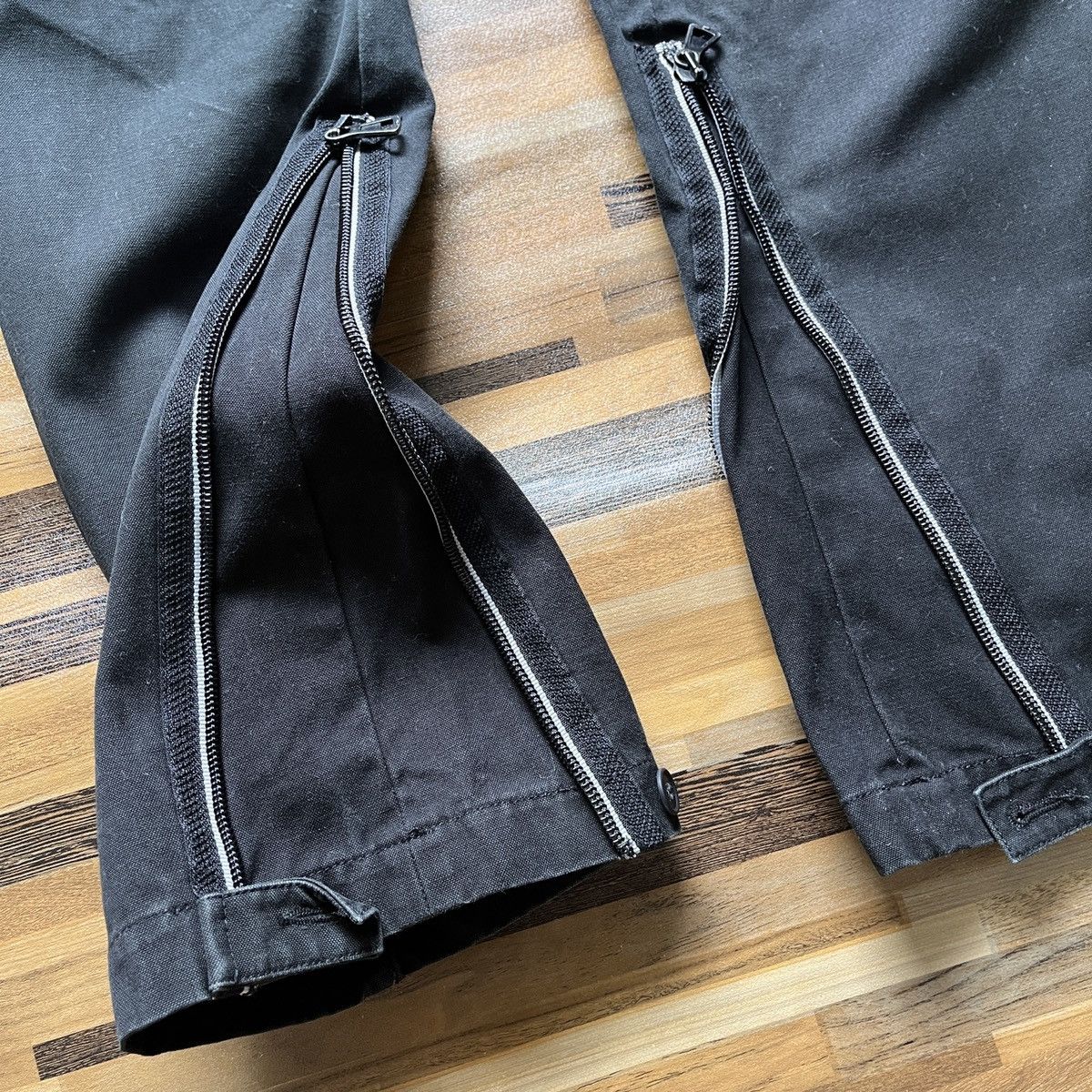 A.P.C. × Beauty Beast × Japanese Brand Bondage Punk A.P.C Pants Rare Design Zipped Leg Size US 30 / EU 46 - 13 Thumbnail