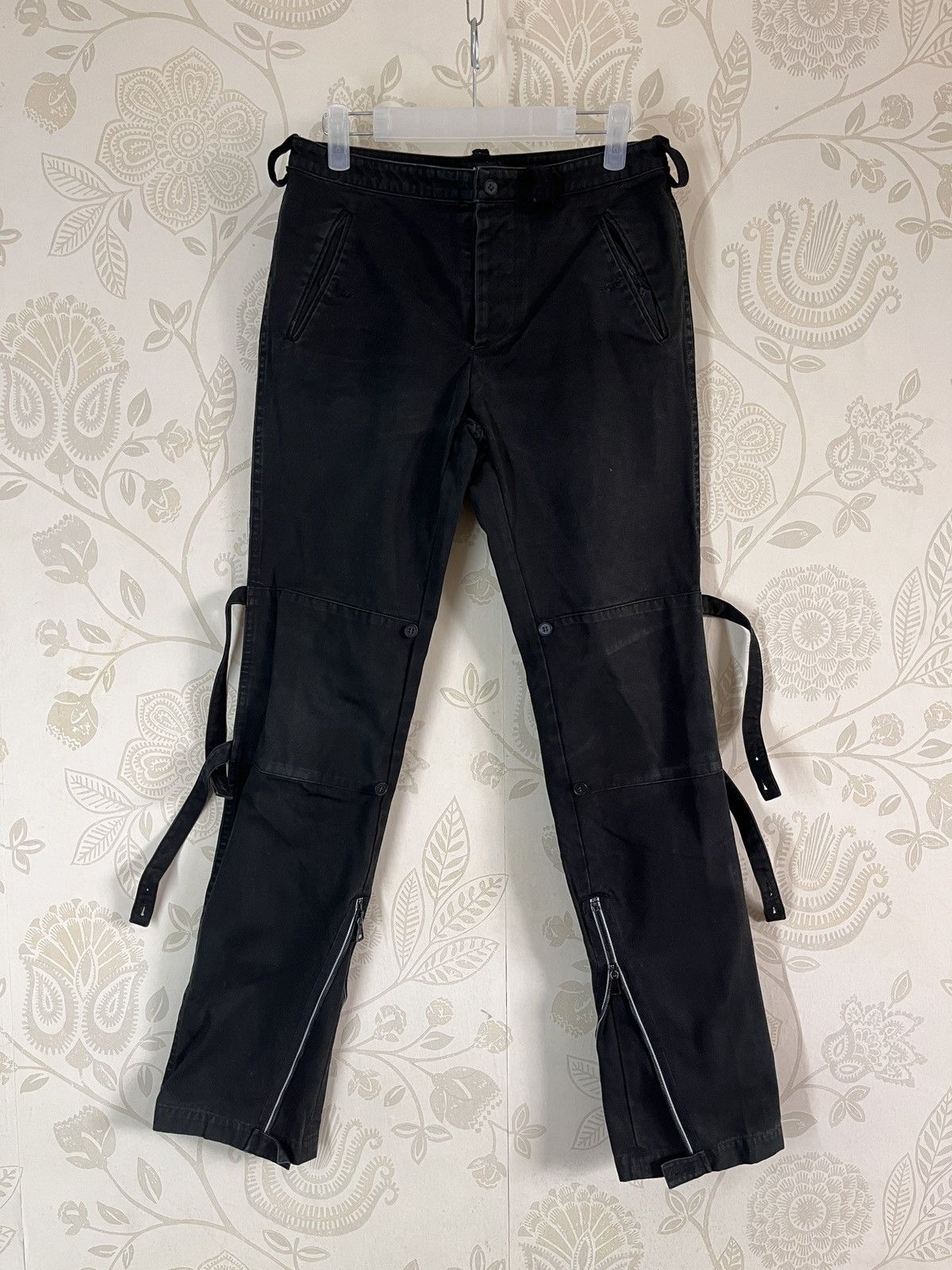 A.P.C. × Beauty Beast × Japanese Brand Bondage Punk A.P.C Pants Rare Design Zipped Leg Size US 30 / EU 46 - 1 Thumbnail