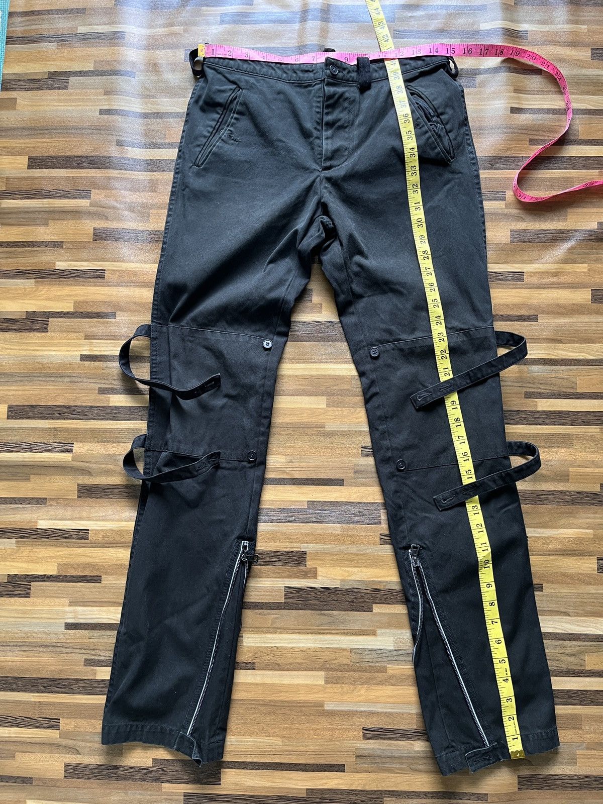 A.P.C. × Beauty Beast × Japanese Brand Bondage Punk A.P.C Pants Rare Design Zipped Leg Size US 30 / EU 46 - 4 Thumbnail